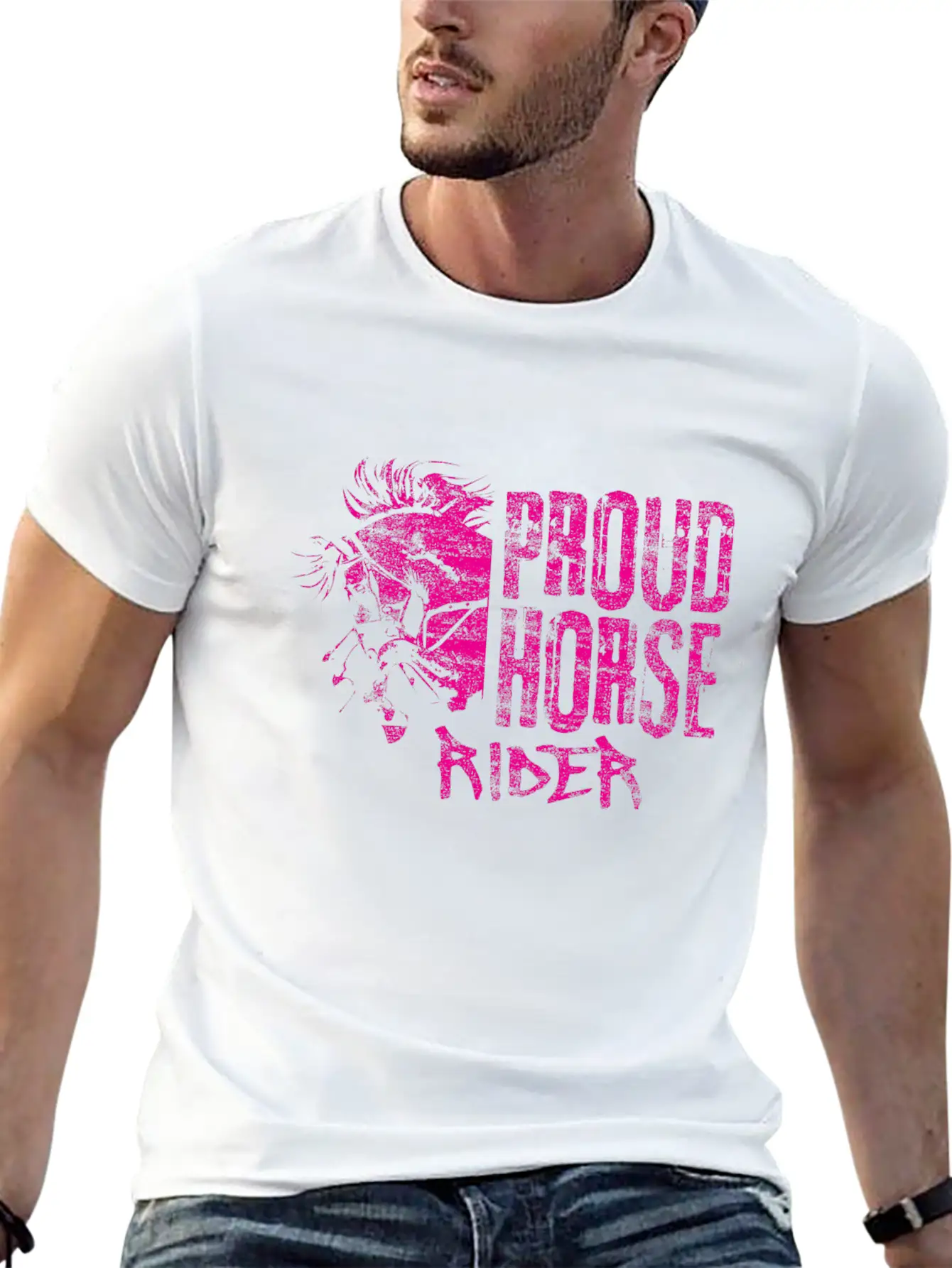 Horse Riding Gift Unisex Casual T-Shirt – Clean Design For Daily Comfort