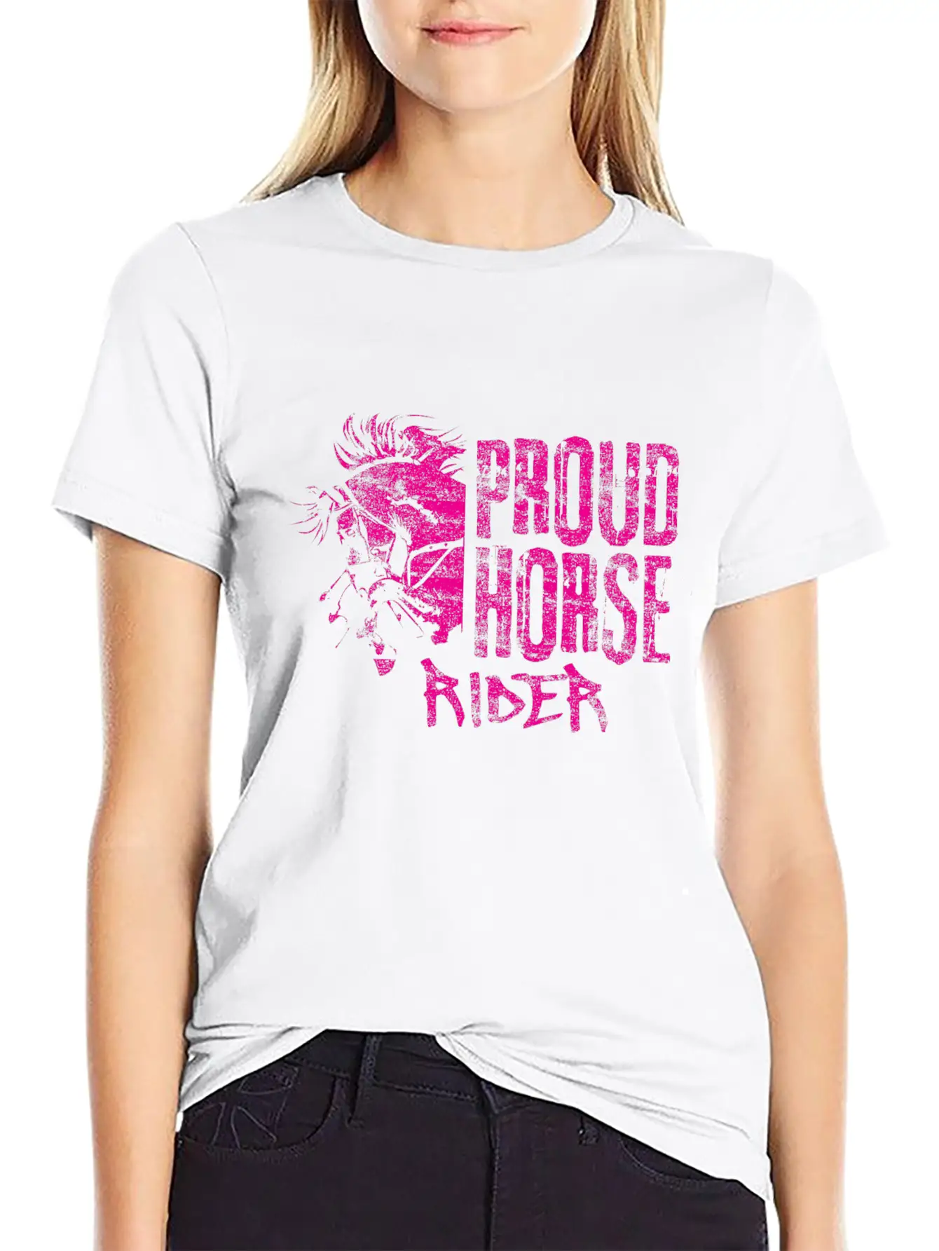 Horse Riding Gift Unisex Casual T-Shirt – Clean Design For Daily Comfort