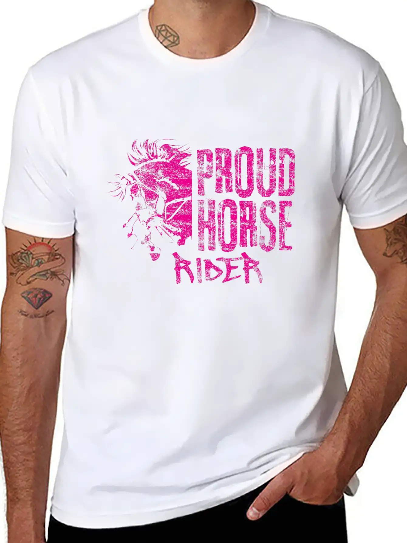 Horse Riding Gift Unisex Casual T-Shirt – Clean Design For Daily Comfort
