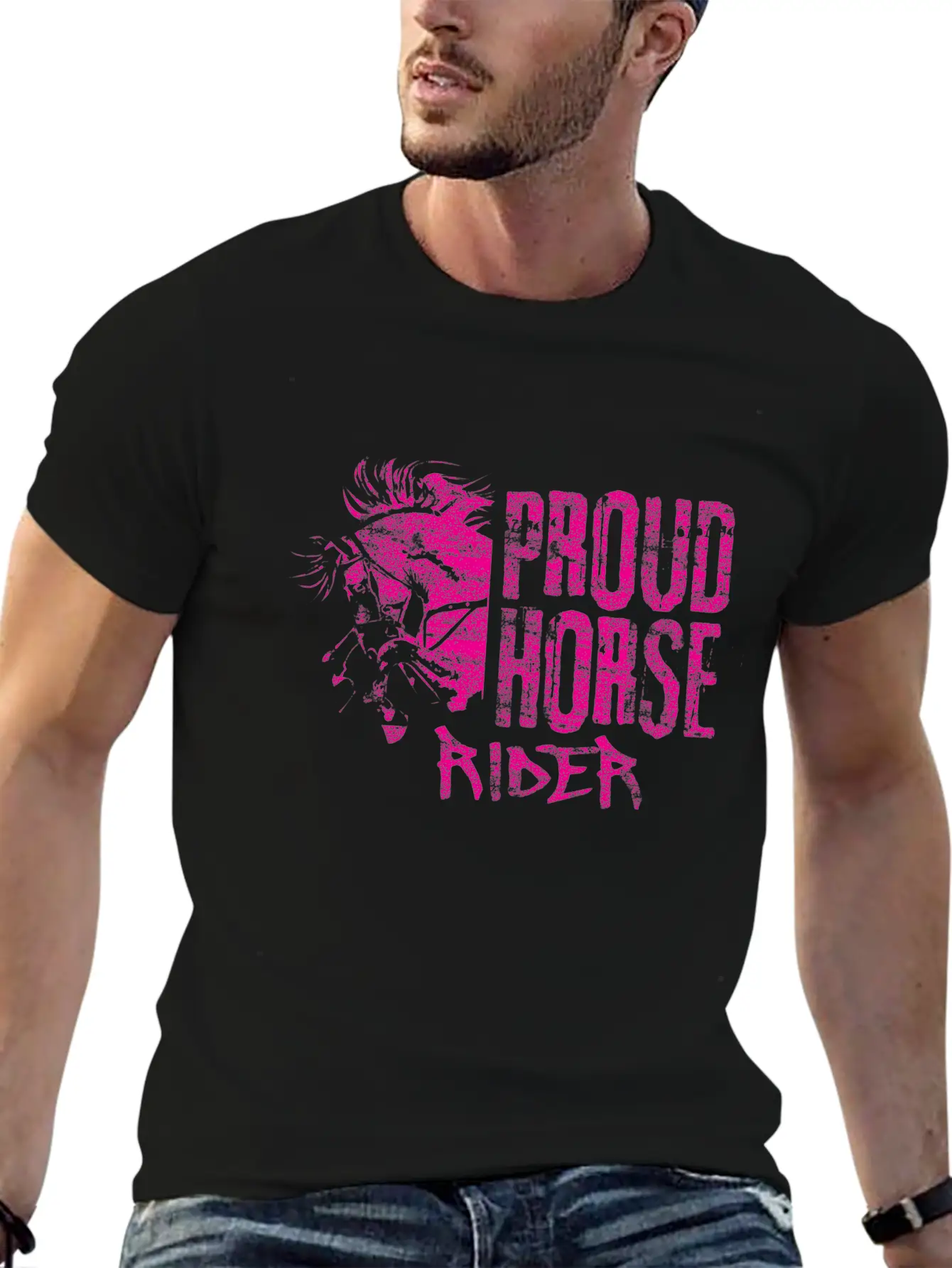 Horse Riding Gift Unisex Casual T-Shirt – Clean Design For Daily Comfort
