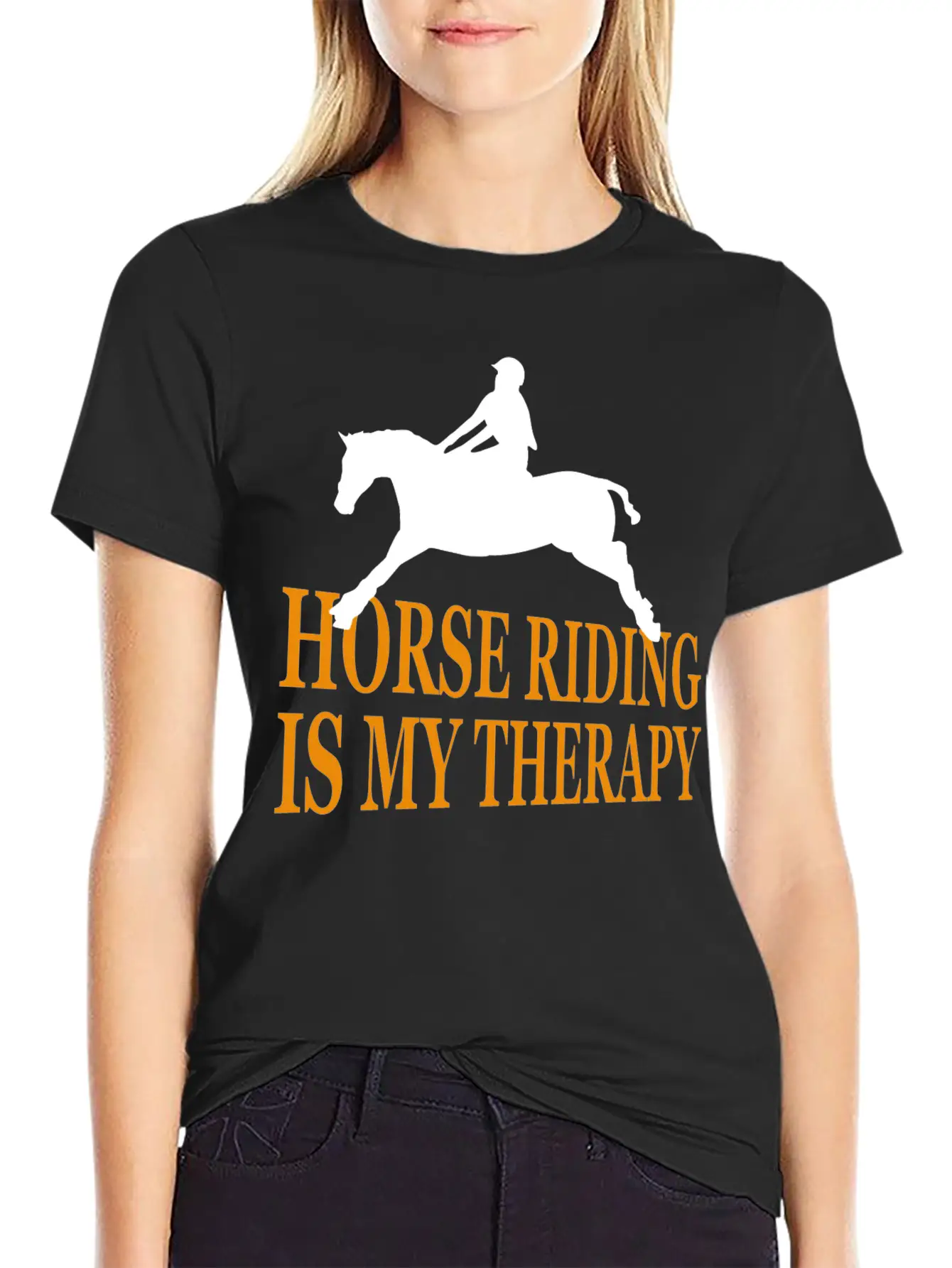 Horse, Riding, Horses Unisex Casual T-Shirt – Clean Design For Daily Comfort