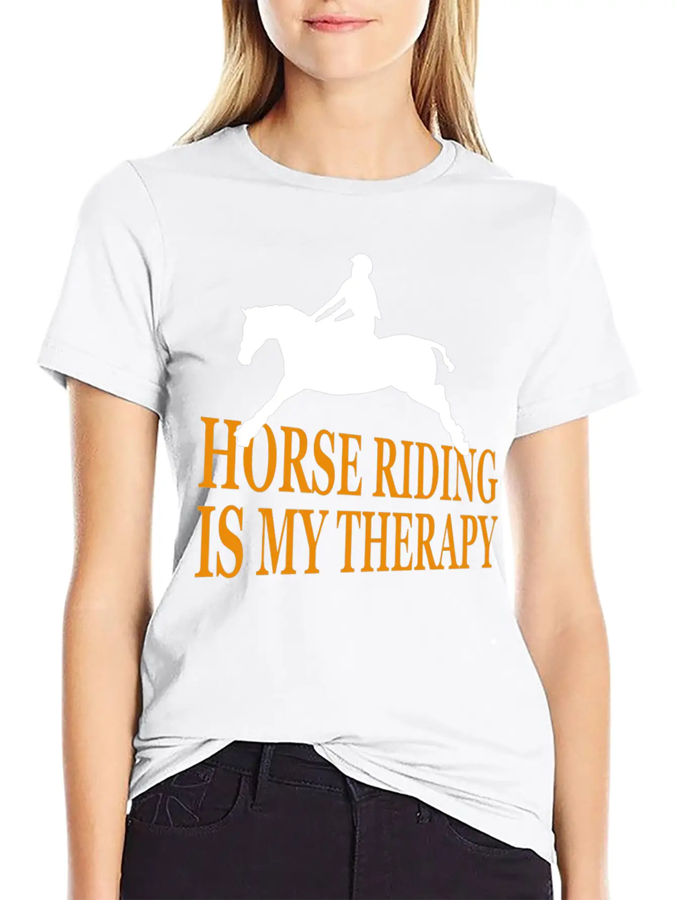 Horse, Riding, Horses Unisex Casual T-Shirt – Clean Design For Daily Comfort