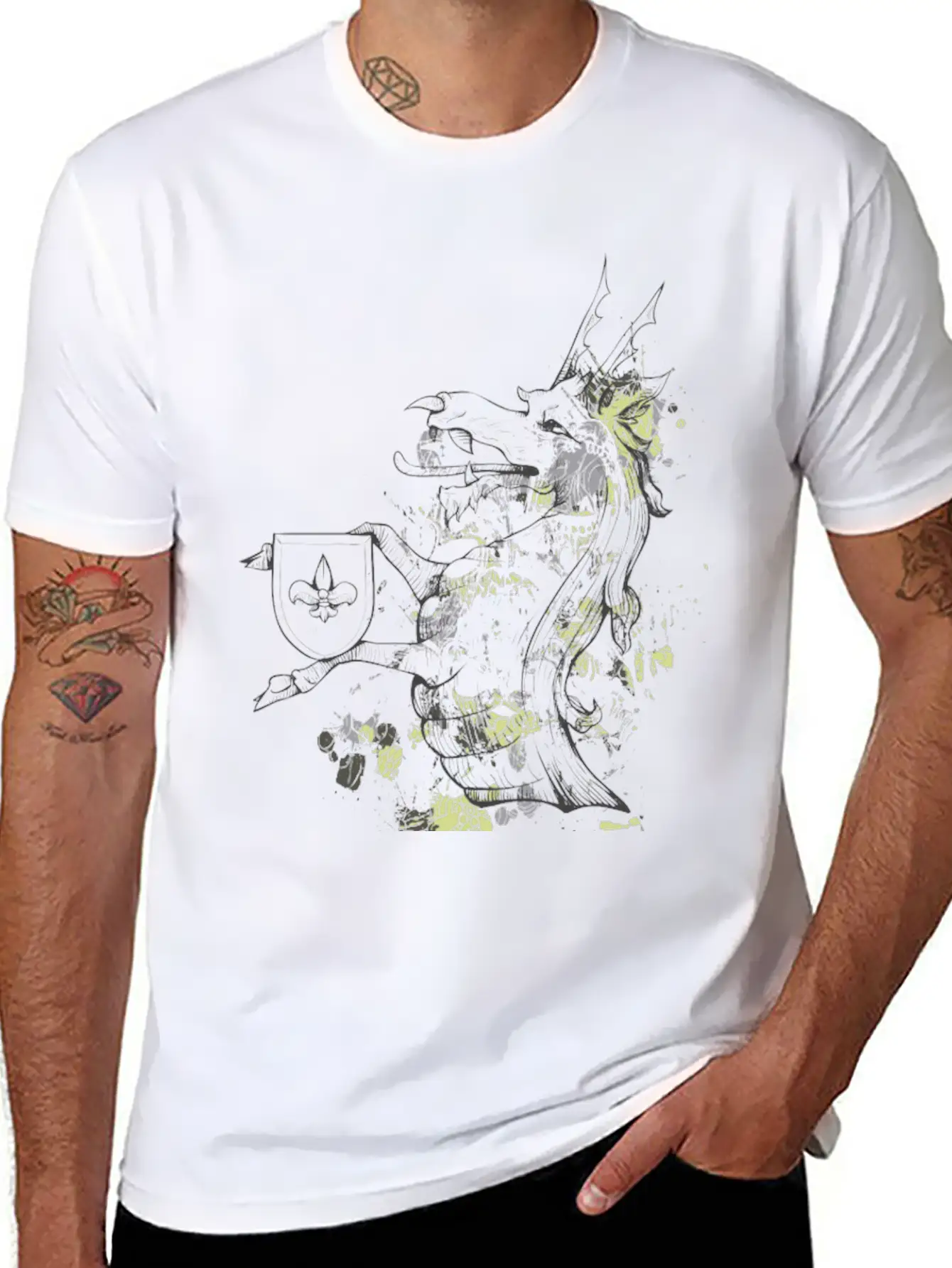 Horse Running Unisex Short Sleeve Soft Cotton T-Shirt – Casual Everyday Wear
