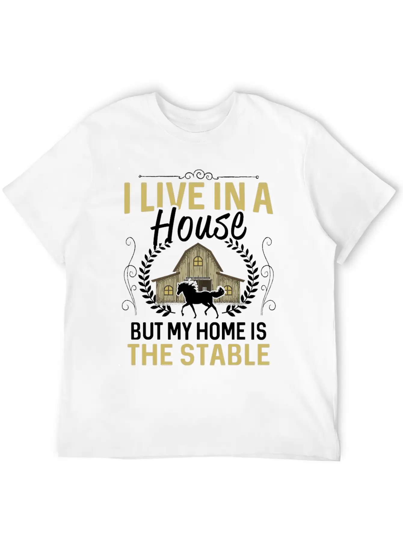 Horse Shirt - Horse Riding - Equestrian - Stable Stylish Everyday T-Shirt – Unisex Basic Cotton Tee