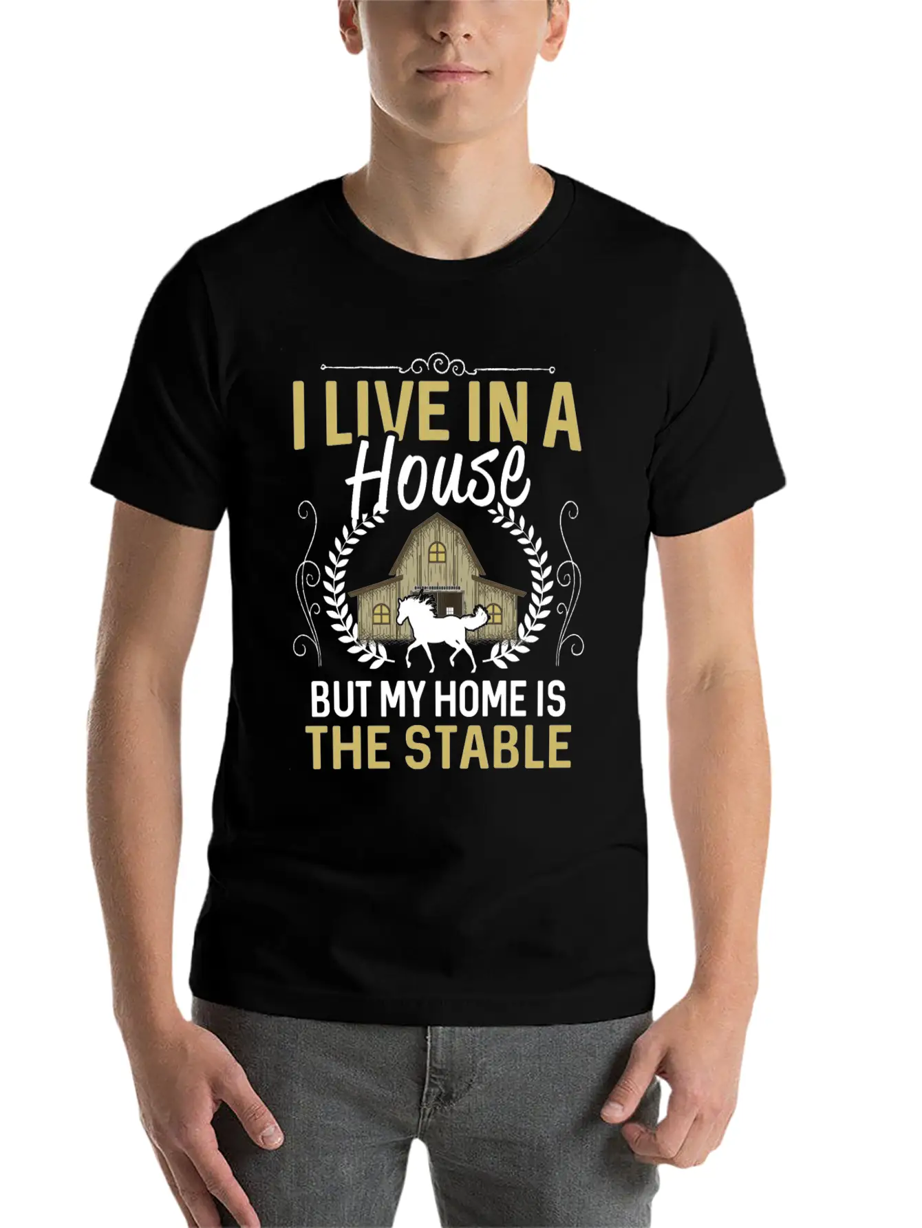 Horse Shirt - Horse Riding - Equestrian - Stable Stylish Everyday T-Shirt – Unisex Basic Cotton Tee