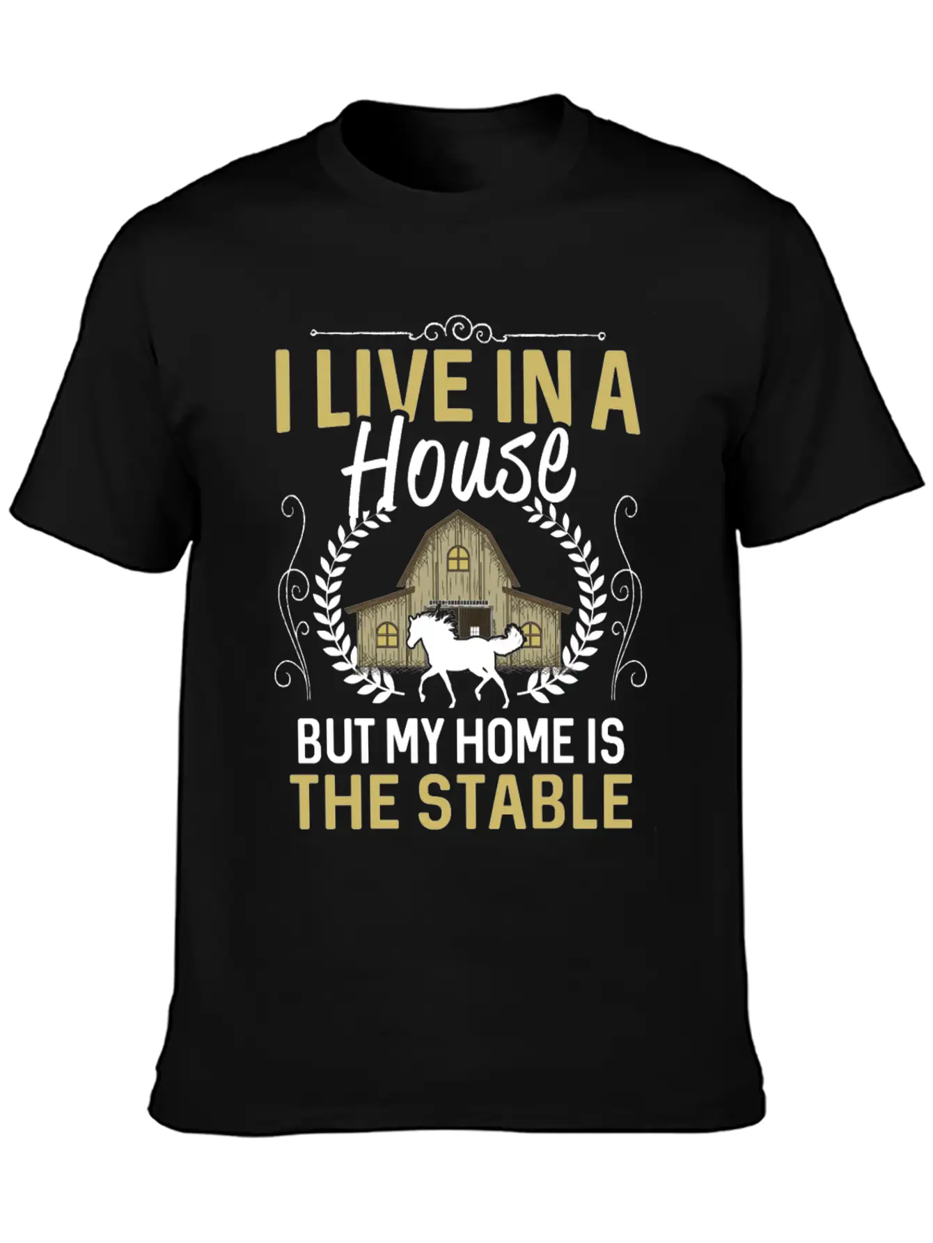 Horse Shirt - Horse Riding - Equestrian - Stable Stylish Everyday T-Shirt – Unisex Basic Cotton Tee
