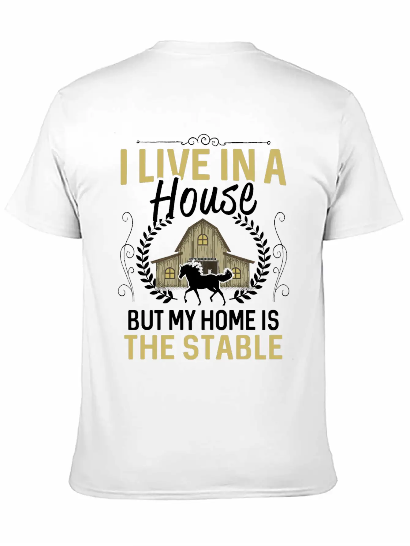 Horse Shirt - Horse Riding - Equestrian - Stable Stylish Everyday T-Shirt – Unisex Basic Cotton Tee