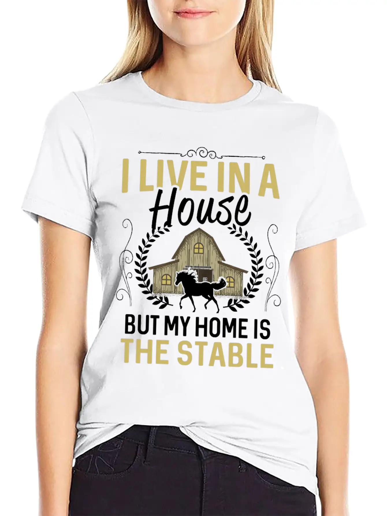 Horse Shirt - Horse Riding - Equestrian - Stable Stylish Everyday T-Shirt – Unisex Basic Cotton Tee