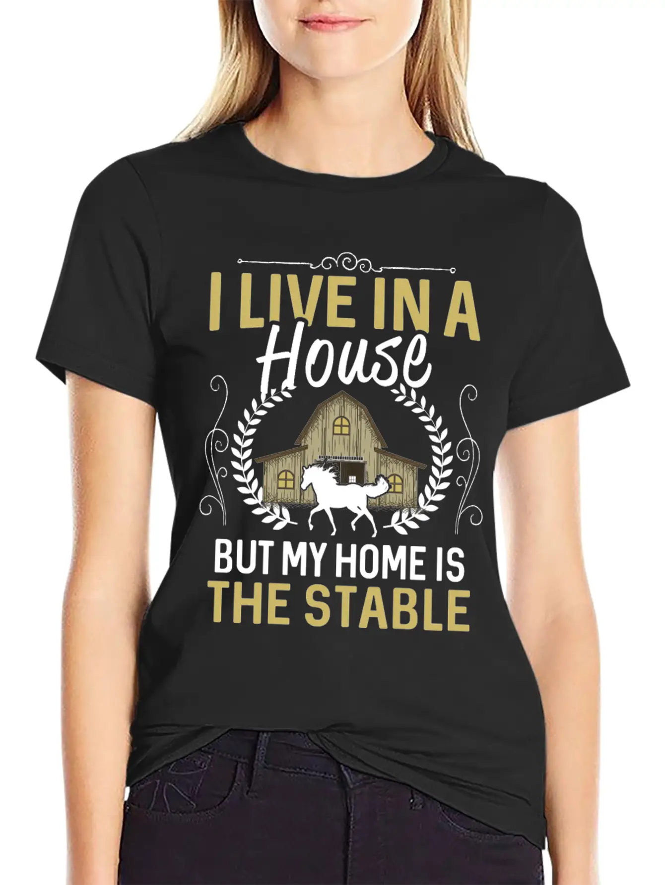 Horse Shirt - Horse Riding - Equestrian - Stable Stylish Everyday T-Shirt – Unisex Basic Cotton Tee