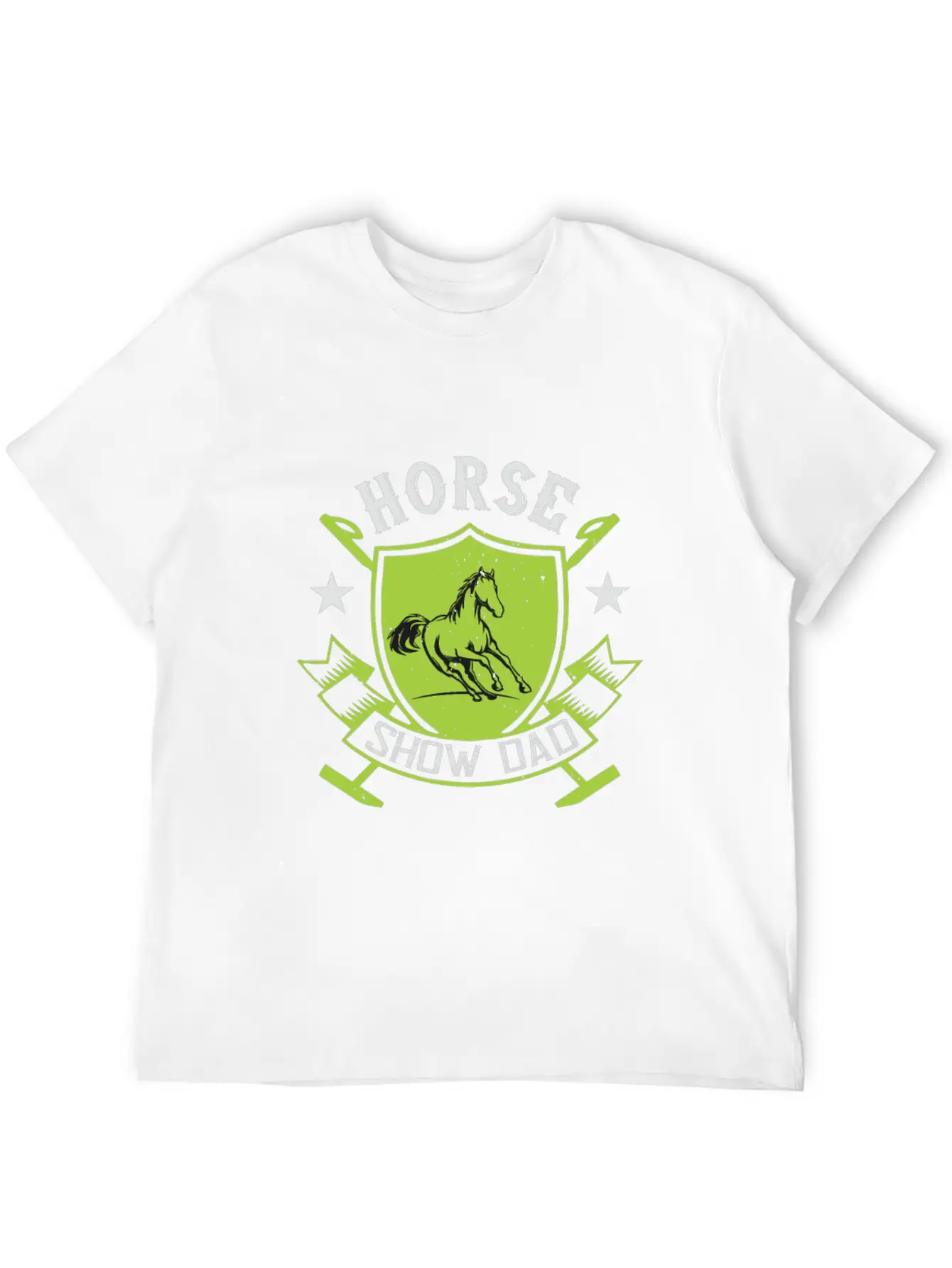 Horse Show Dad Stylish Everyday T-Shirt – Unisex Basic Cotton Tee
