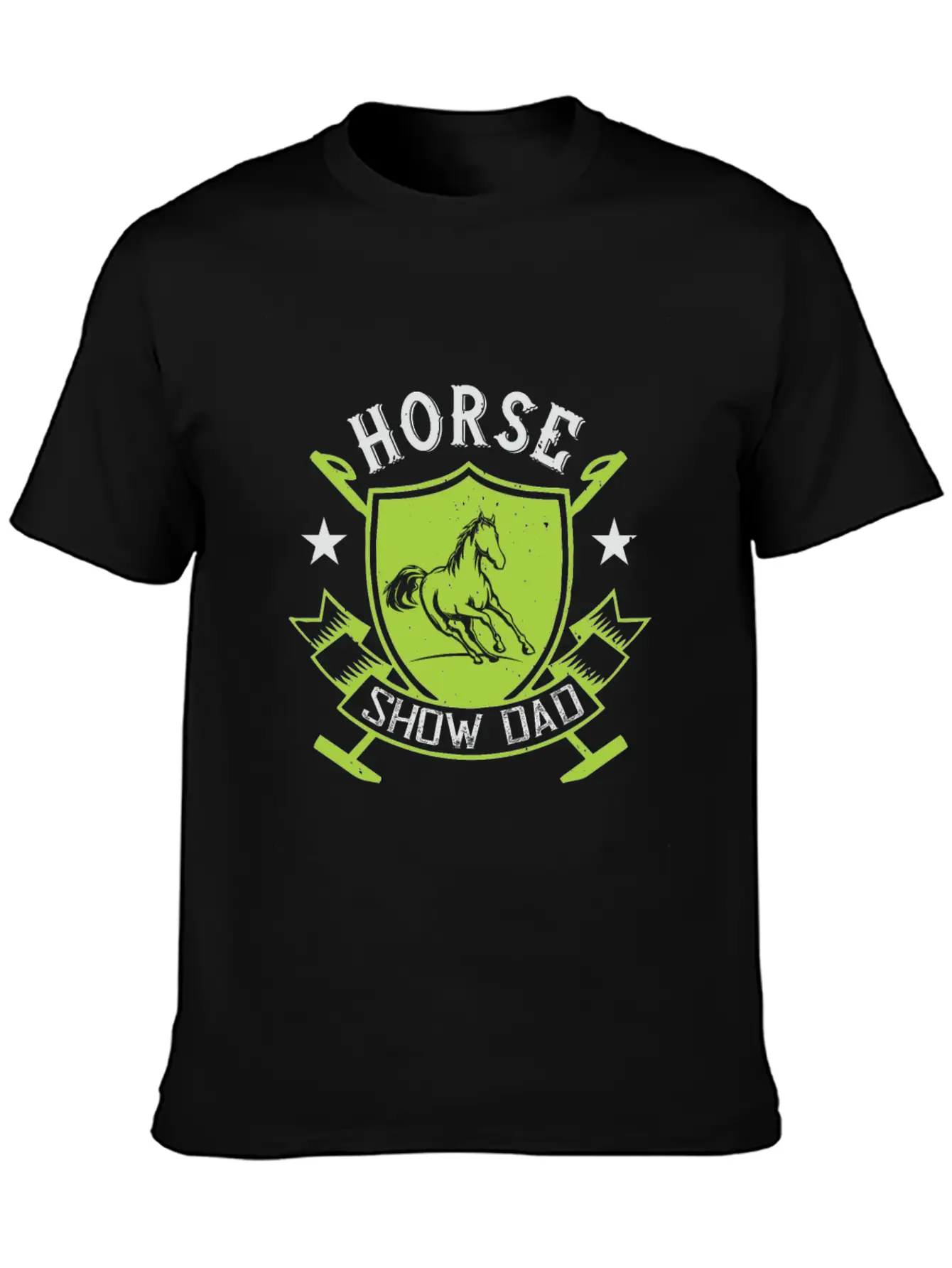 Horse Show Dad Stylish Everyday T-Shirt – Unisex Basic Cotton Tee