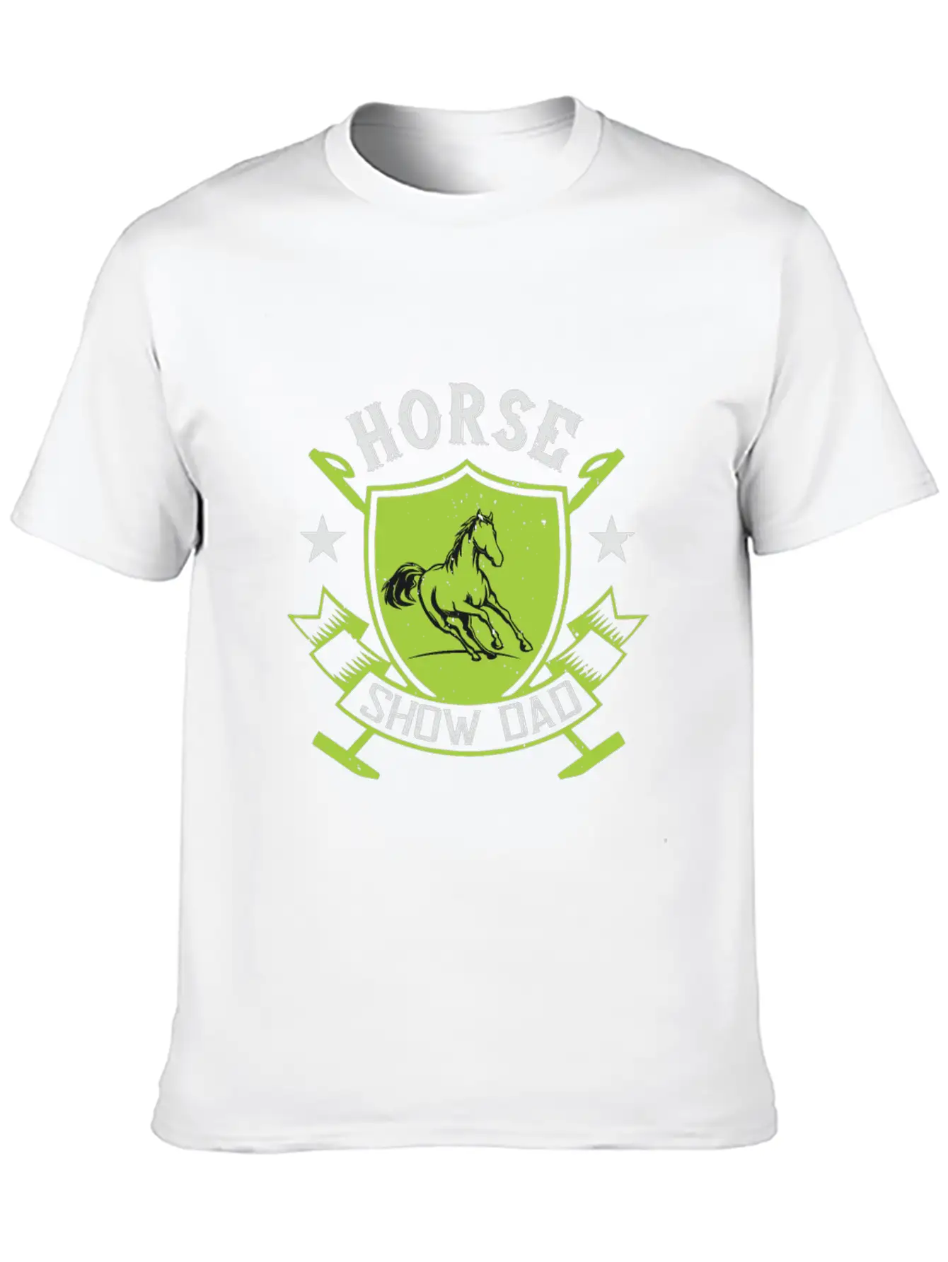 Horse Show Dad Stylish Everyday T-Shirt – Unisex Basic Cotton Tee