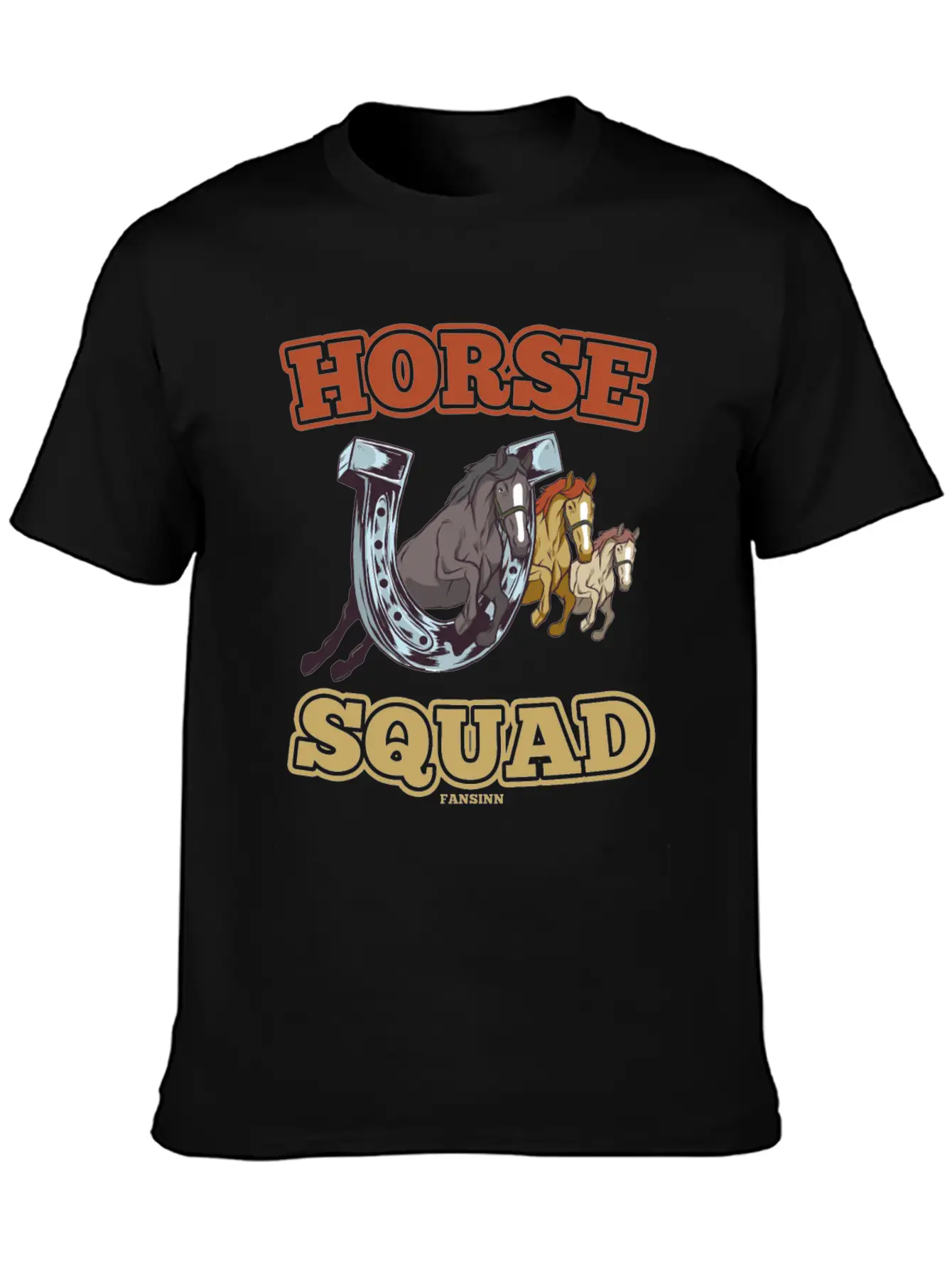 Horse Squad Timeless Short Sleeve Tee – Comfy And Minimalist Design