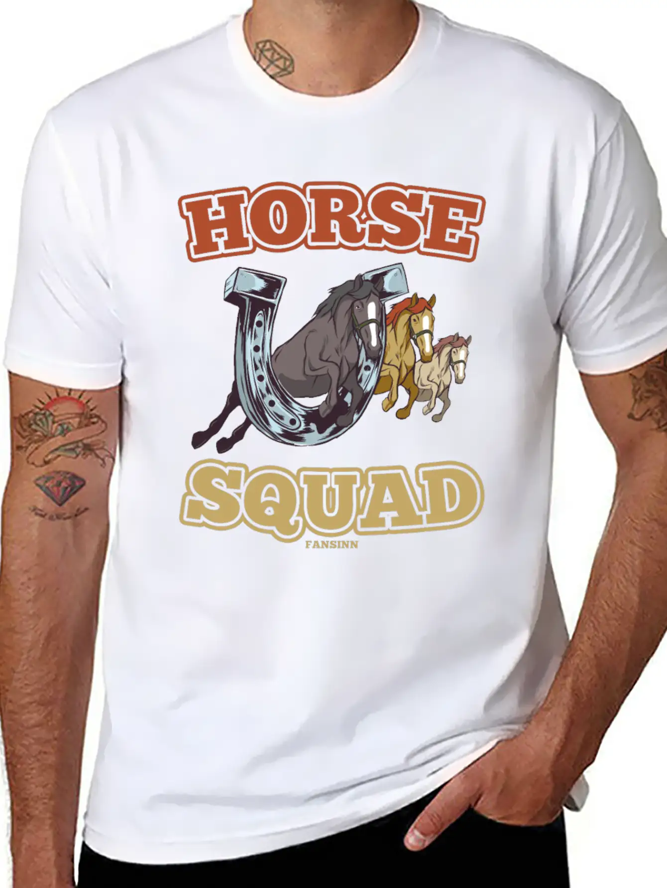 Horse Squad Timeless Short Sleeve Tee – Comfy And Minimalist Design
