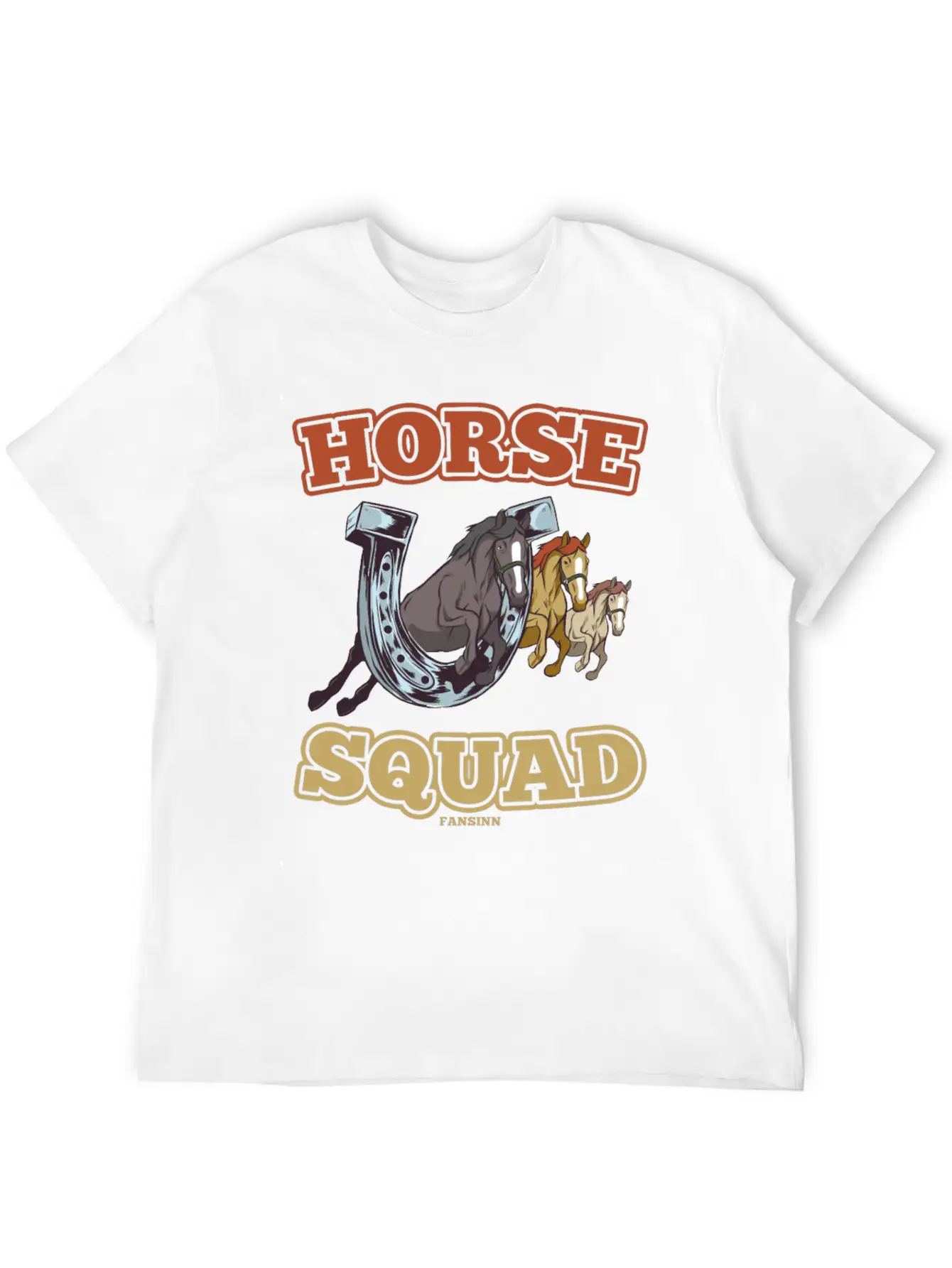 Horse Squad Timeless Short Sleeve Tee – Comfy And Minimalist Design