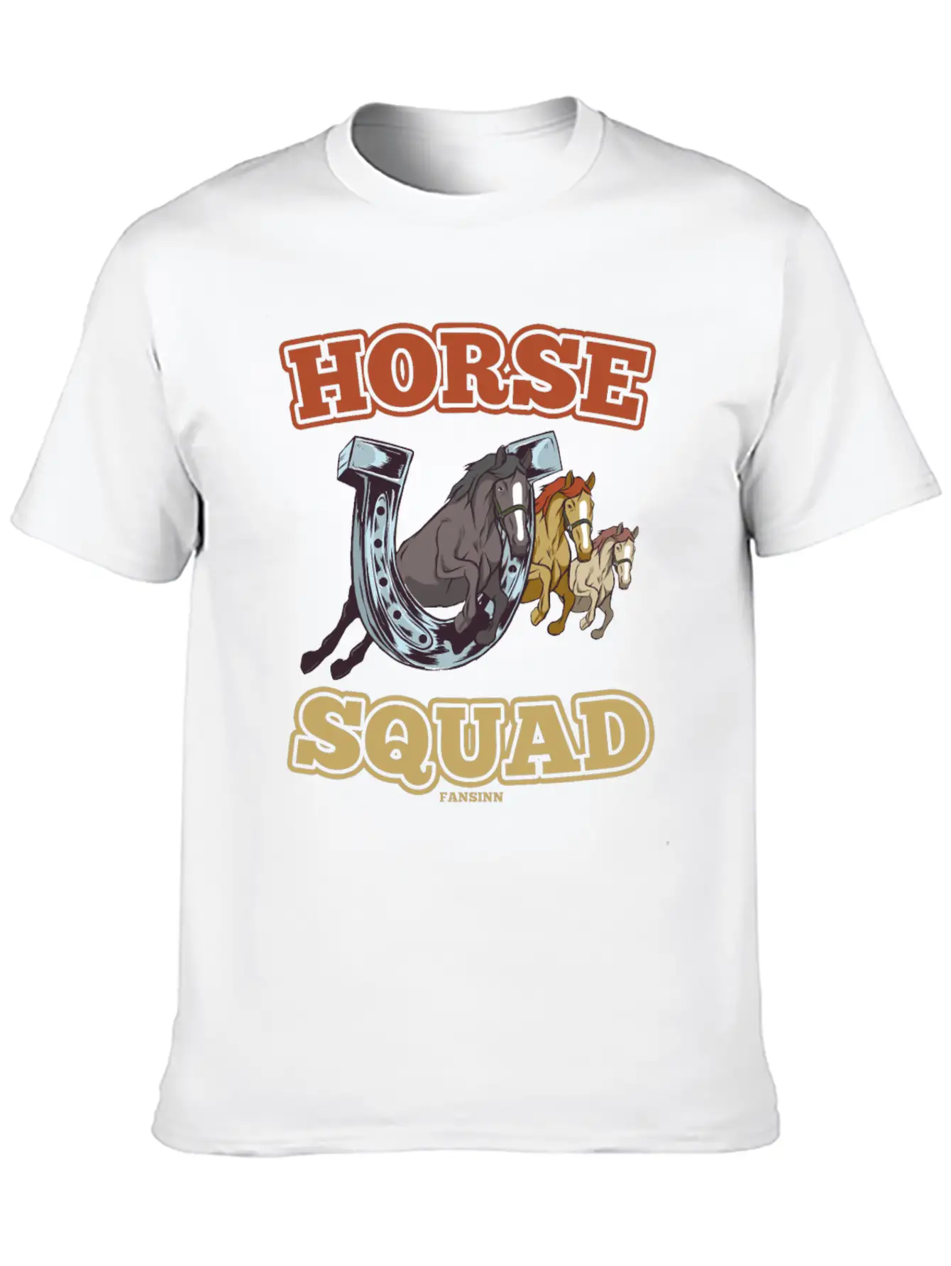 Horse Squad Timeless Short Sleeve Tee – Comfy And Minimalist Design