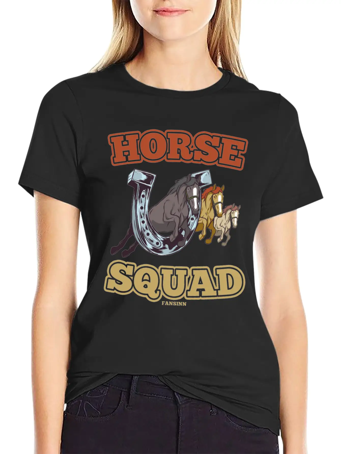 Horse Squad Timeless Short Sleeve Tee – Comfy And Minimalist Design