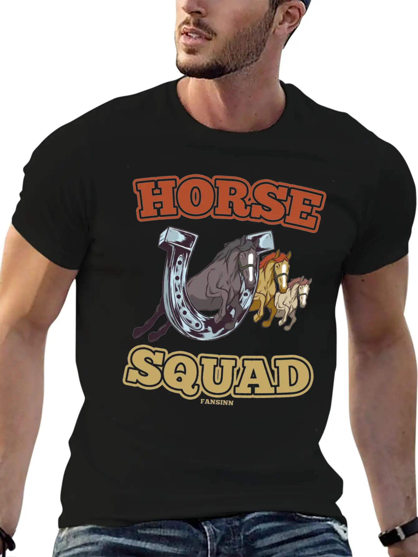 Horse Squad Timeless Short Sleeve Tee – Comfy And Minimalist Design