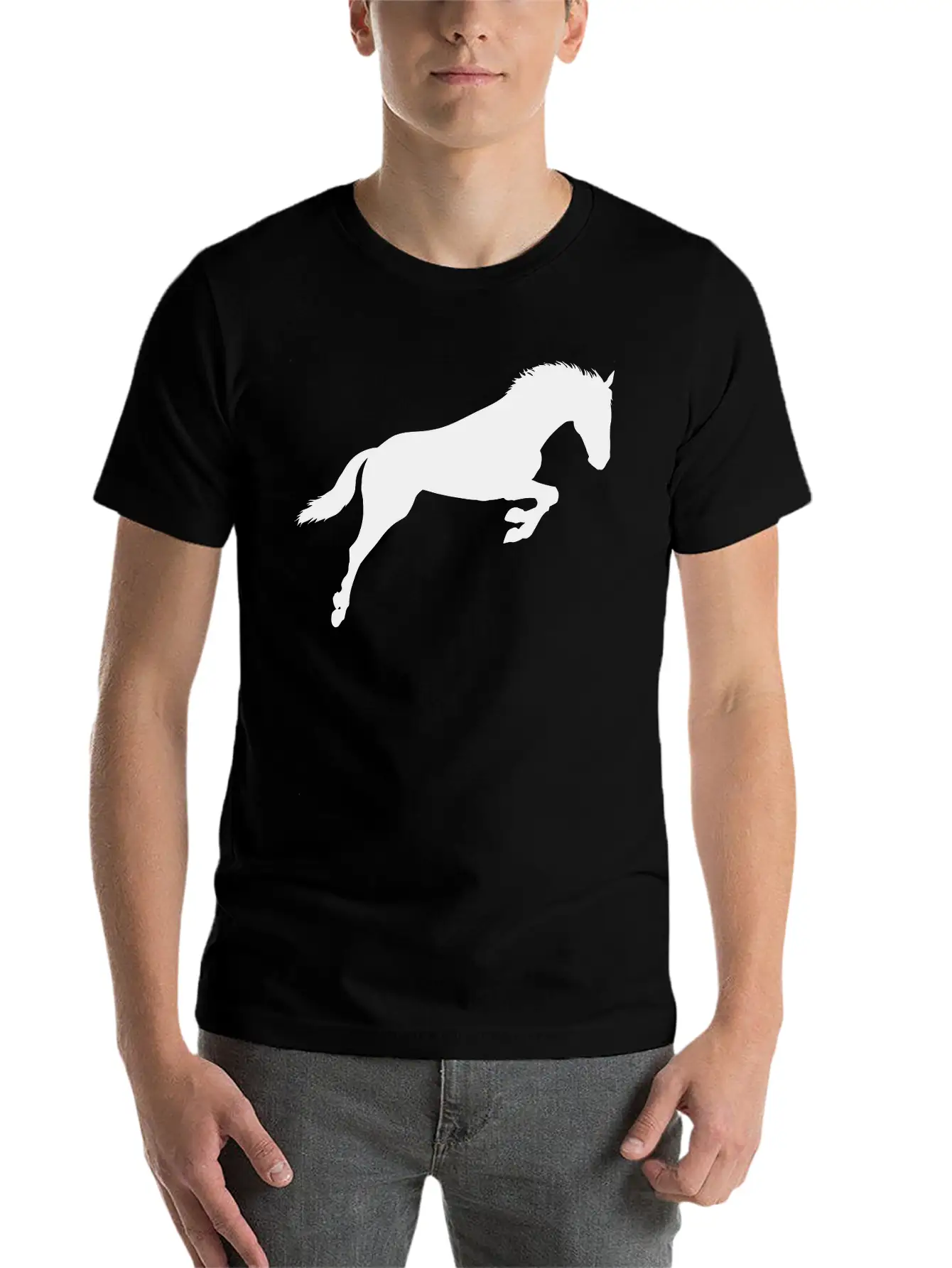 Horse Stylish Everyday T-Shirt – Unisex Basic Cotton Tee