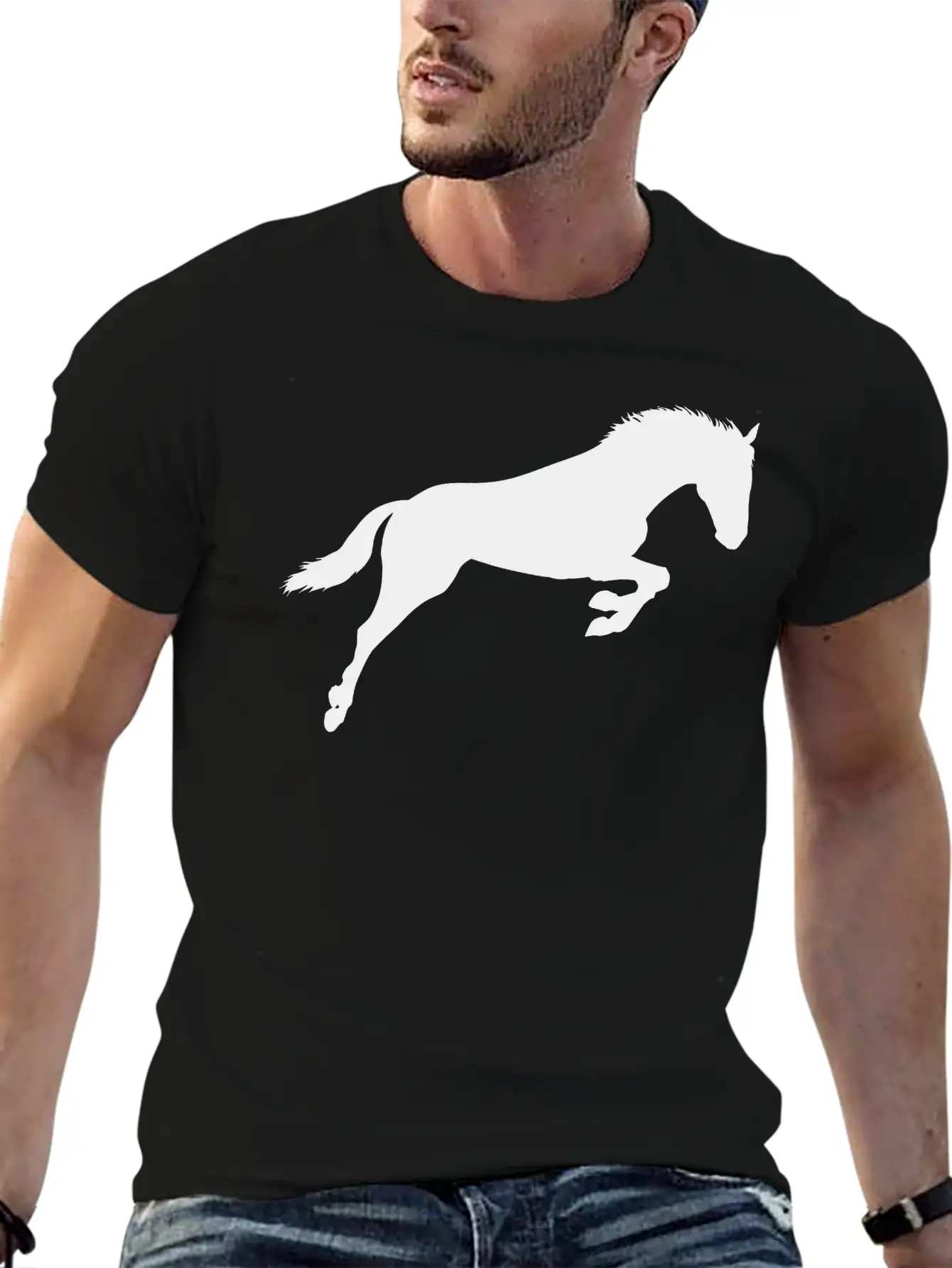 Horse Stylish Everyday T-Shirt – Unisex Basic Cotton Tee
