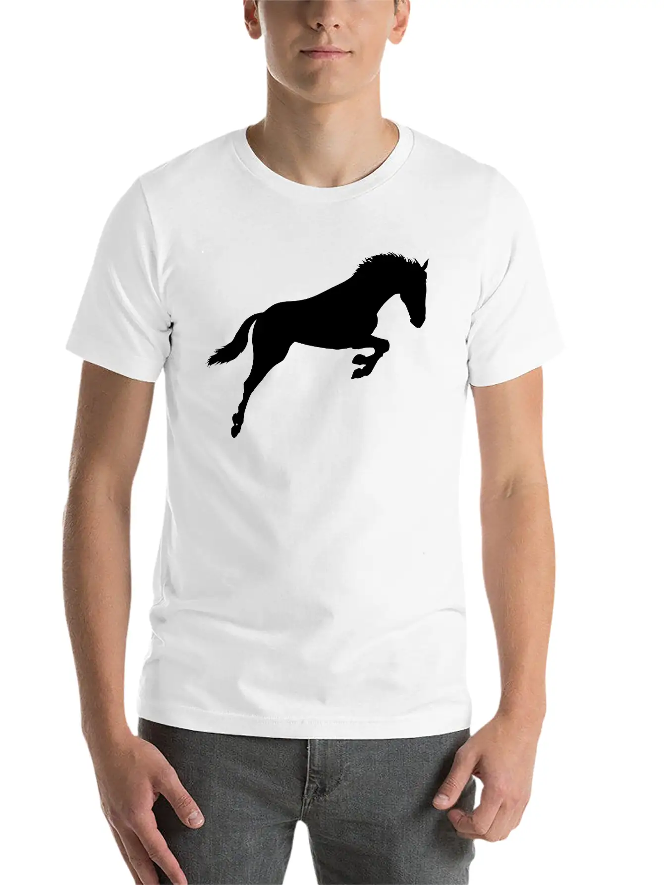Horse Stylish Everyday T-Shirt – Unisex Basic Cotton Tee