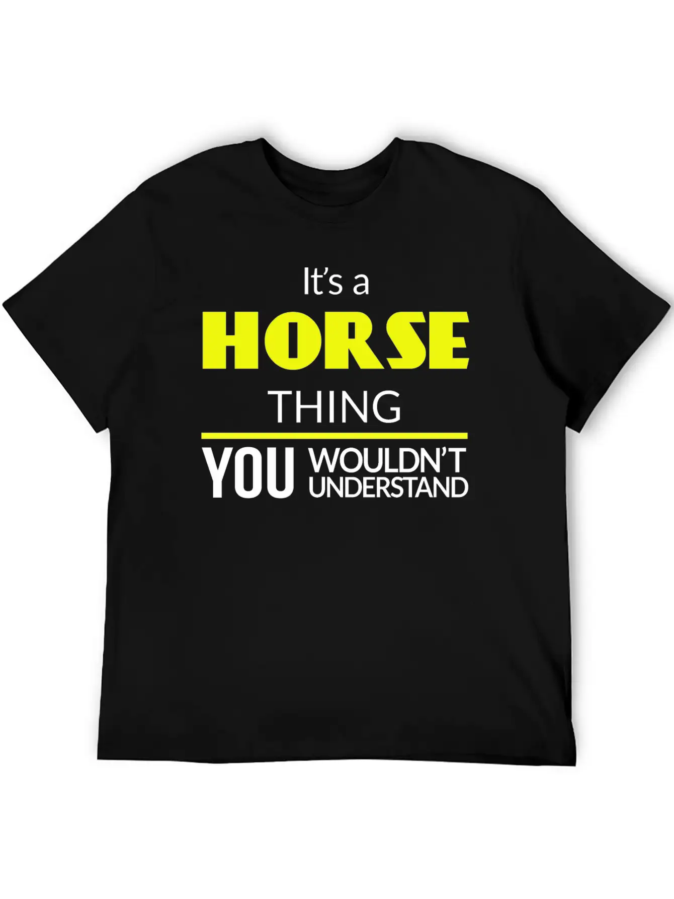 Horse Thing Essential Unisex Summer Tee – Soft Cotton Casual Fit