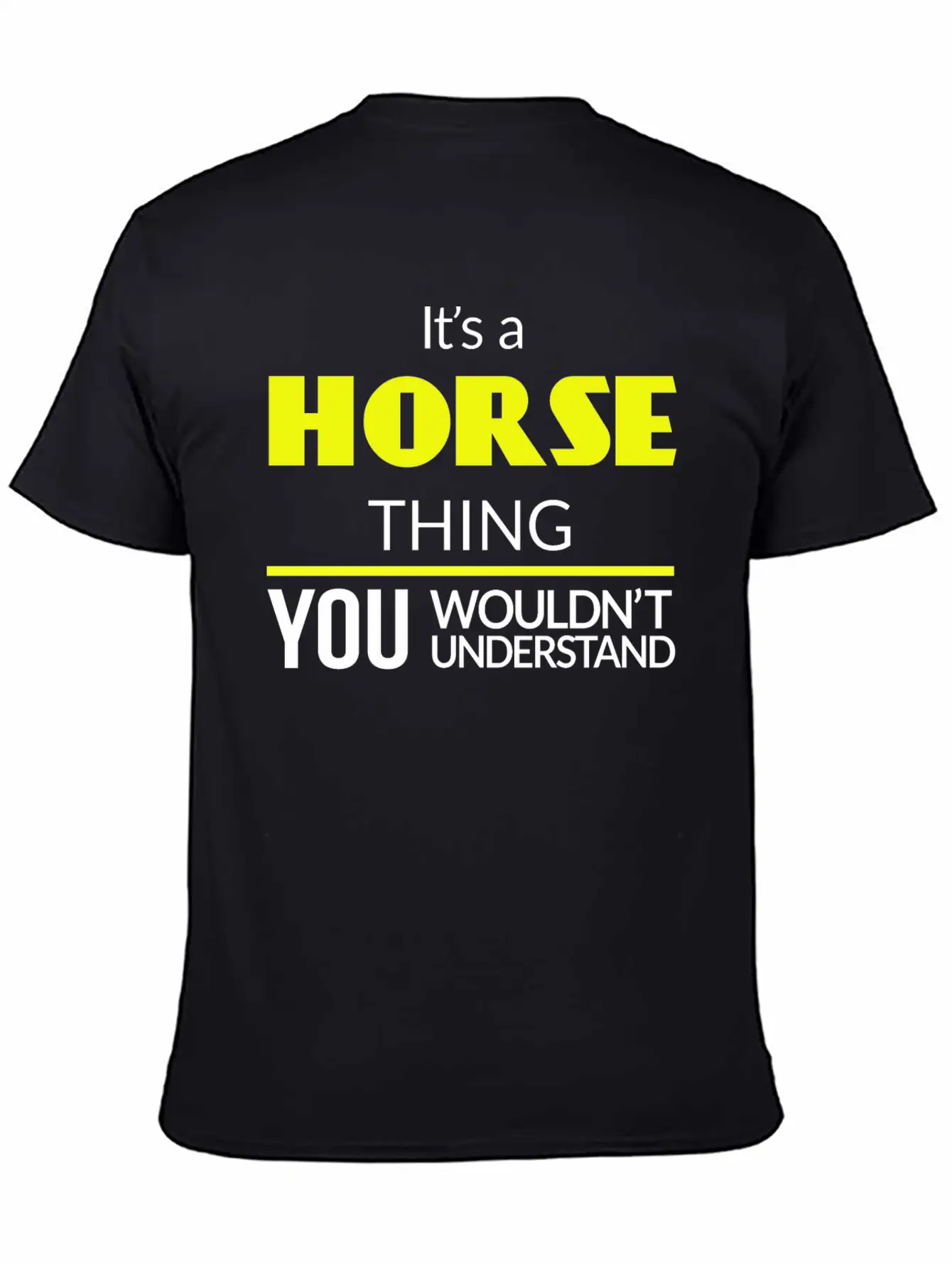 Horse Thing Essential Unisex Summer Tee – Soft Cotton Casual Fit