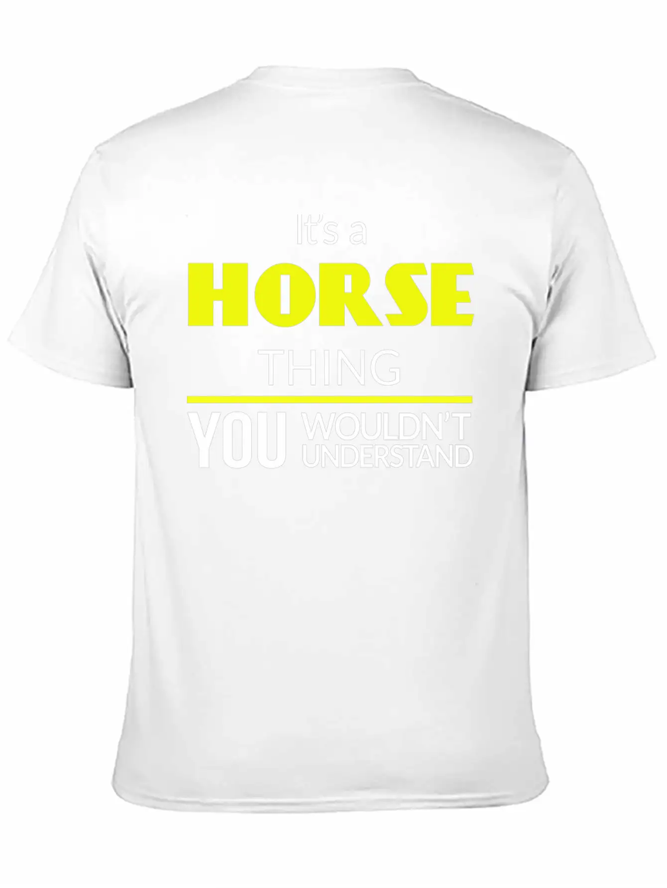 Horse Thing Essential Unisex Summer Tee – Soft Cotton Casual Fit