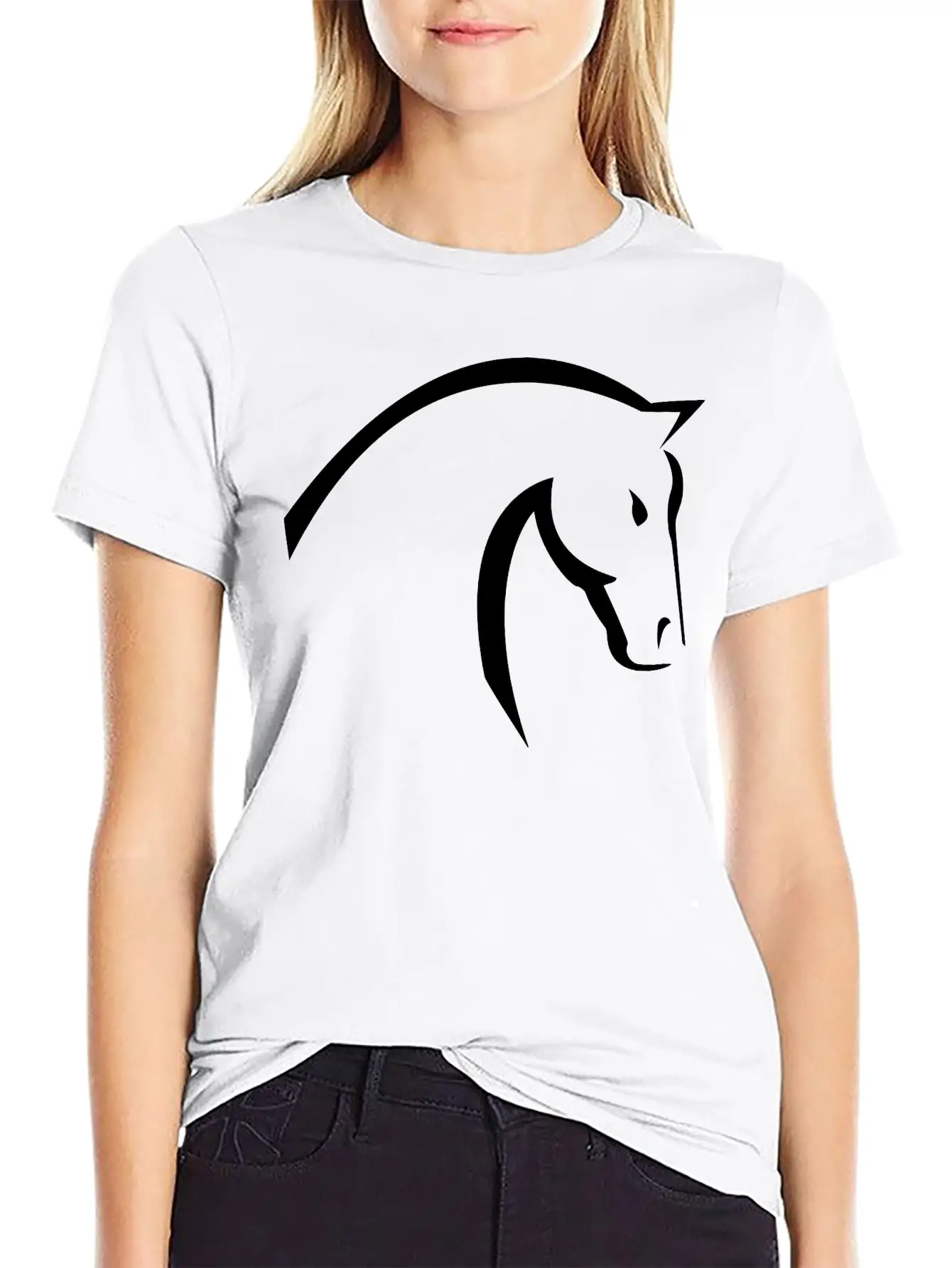 Horse Unisex Casual T-Shirt – Clean Design For Daily Comfort