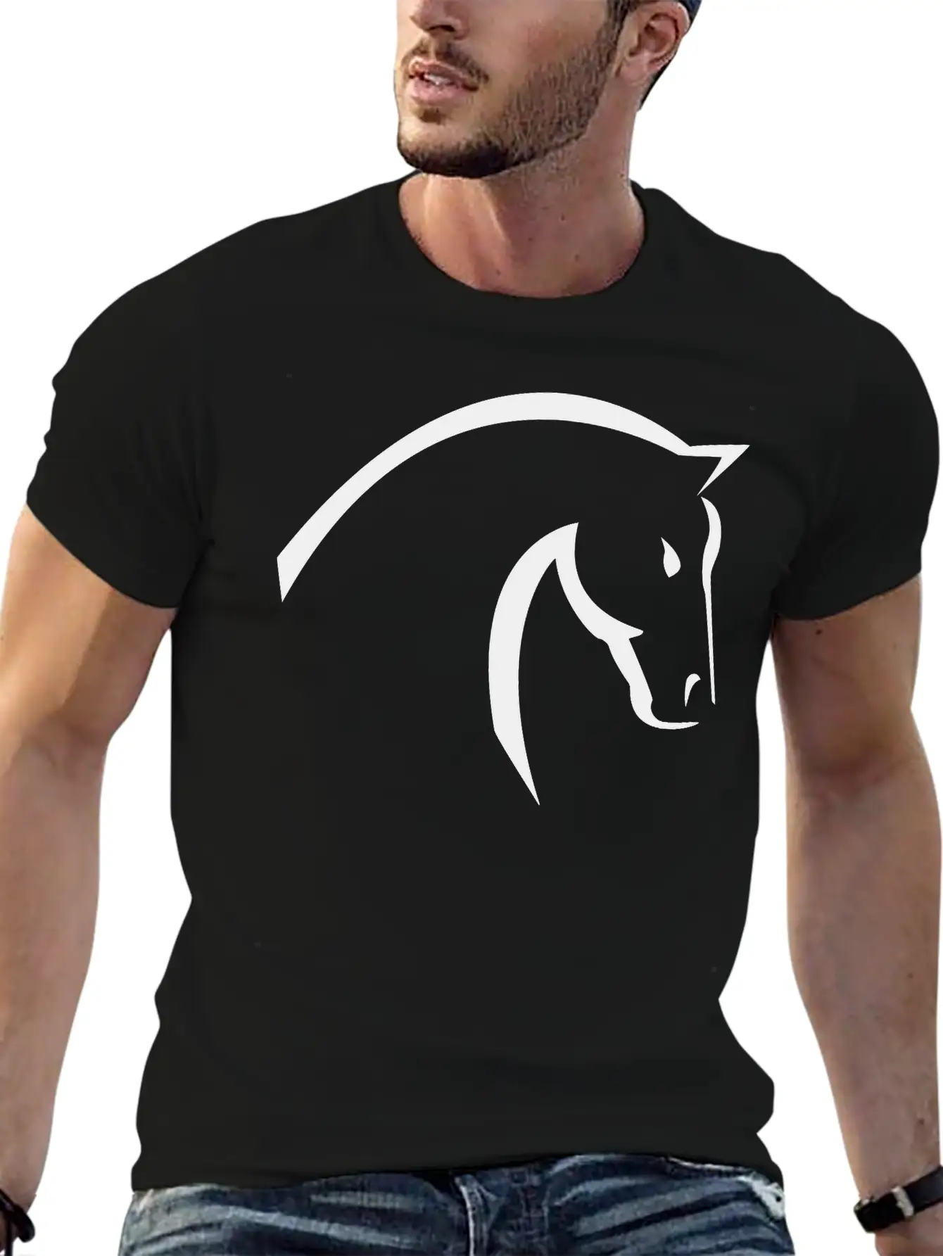 Horse Unisex Casual T-Shirt – Clean Design For Daily Comfort
