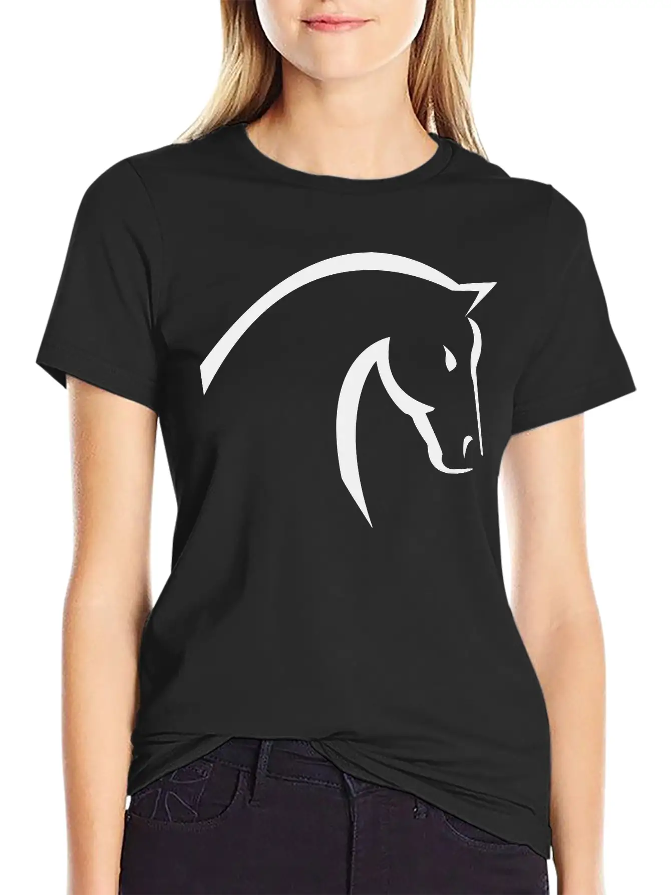 Horse Unisex Casual T-Shirt – Clean Design For Daily Comfort