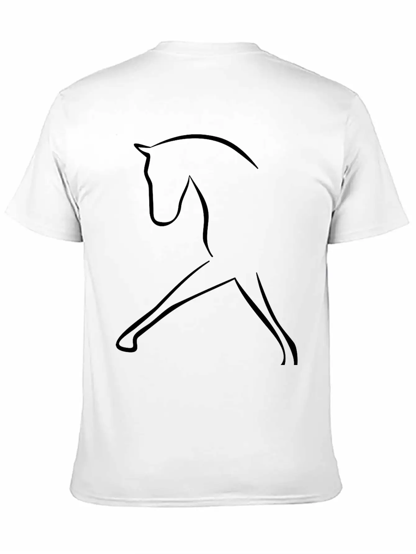 Horse Unisex Short Sleeve Soft Cotton T-Shirt – Casual Everyday Wear