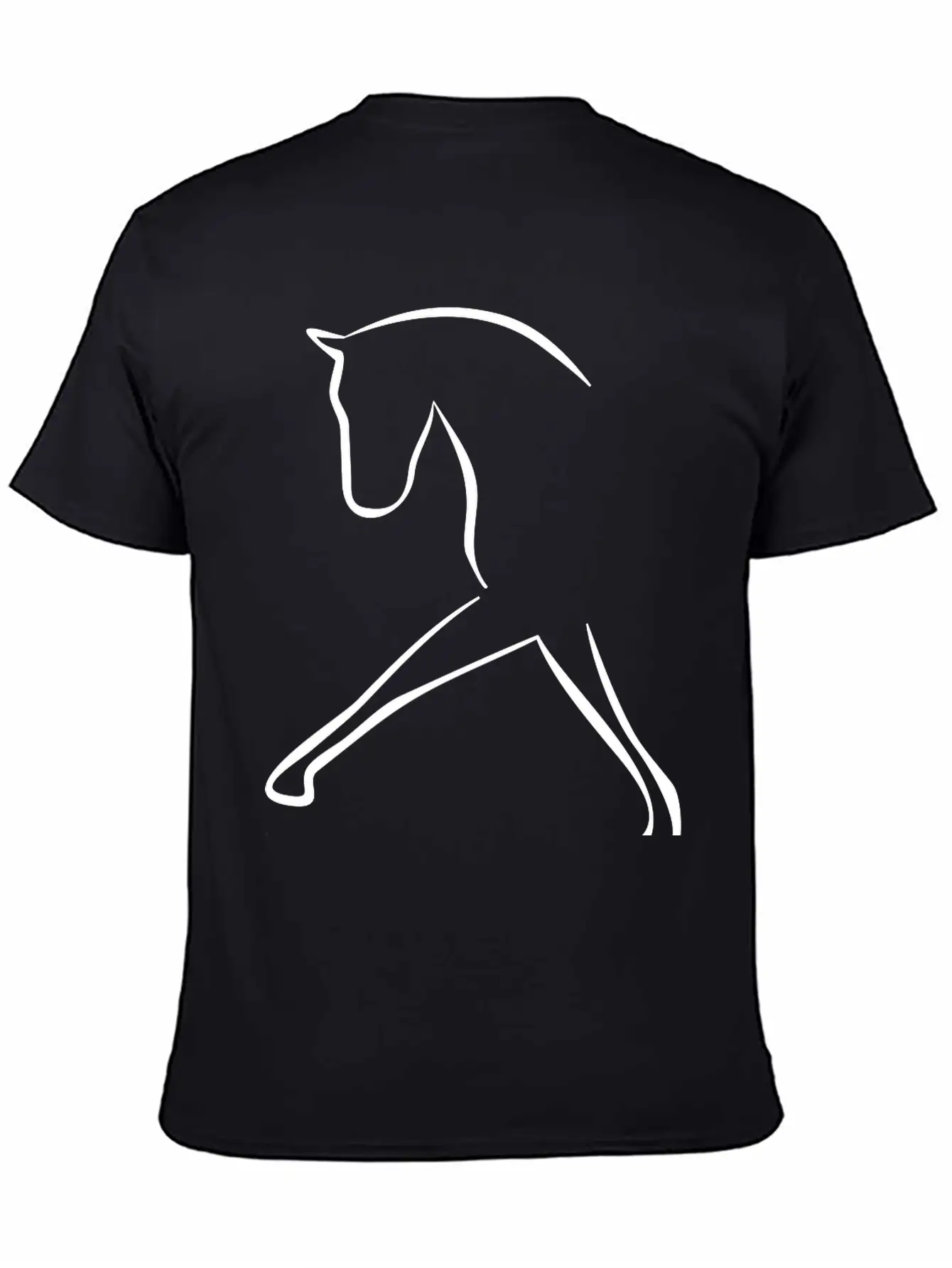 Horse Unisex Short Sleeve Soft Cotton T-Shirt – Casual Everyday Wear