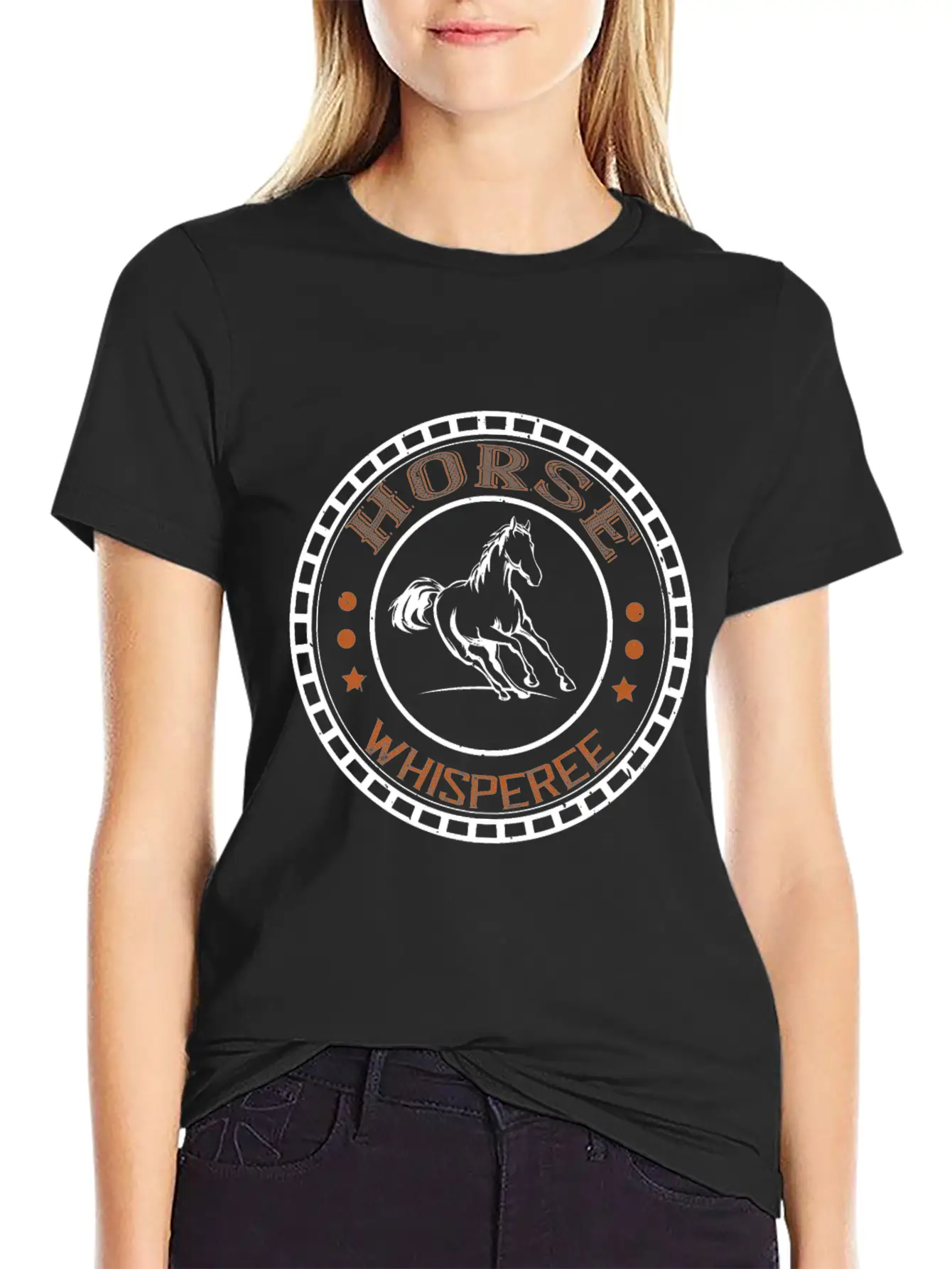 Horse Whisperer Unisex Short Sleeve Soft Cotton T-Shirt – Casual Everyday Wear