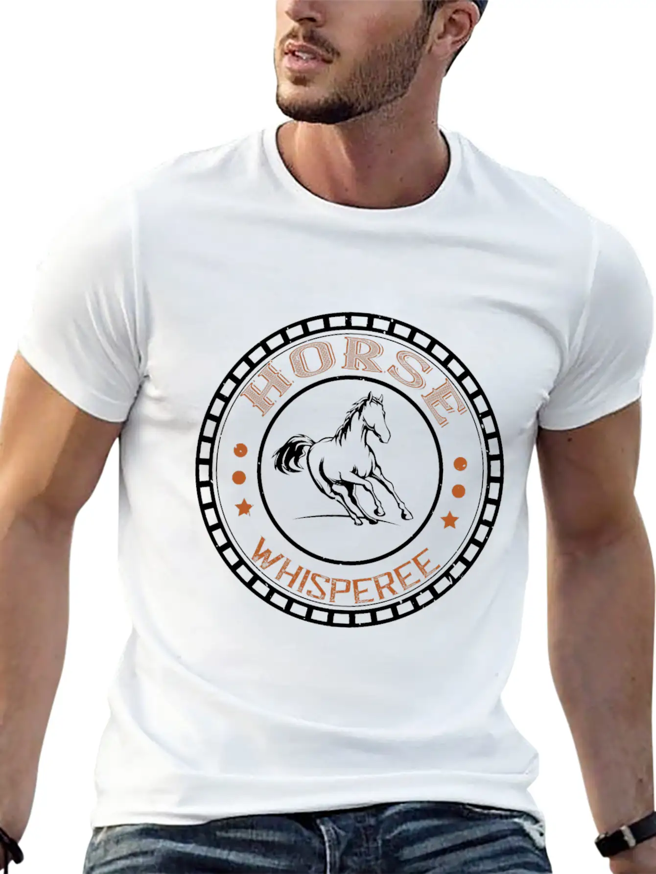 Horse Whisperer Unisex Short Sleeve Soft Cotton T-Shirt – Casual Everyday Wear