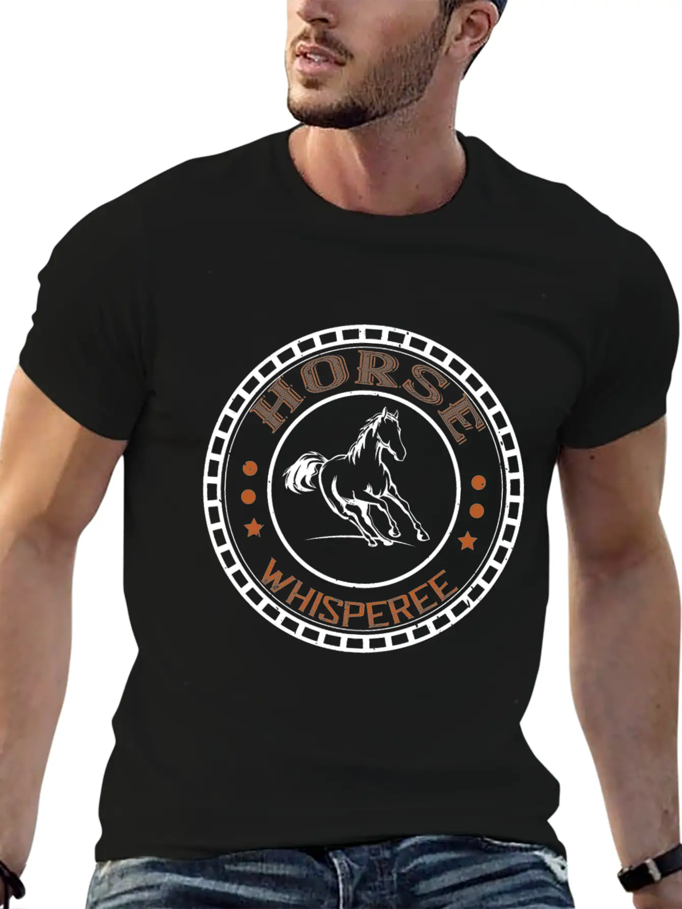 Horse Whisperer Unisex Short Sleeve Soft Cotton T-Shirt – Casual Everyday Wear