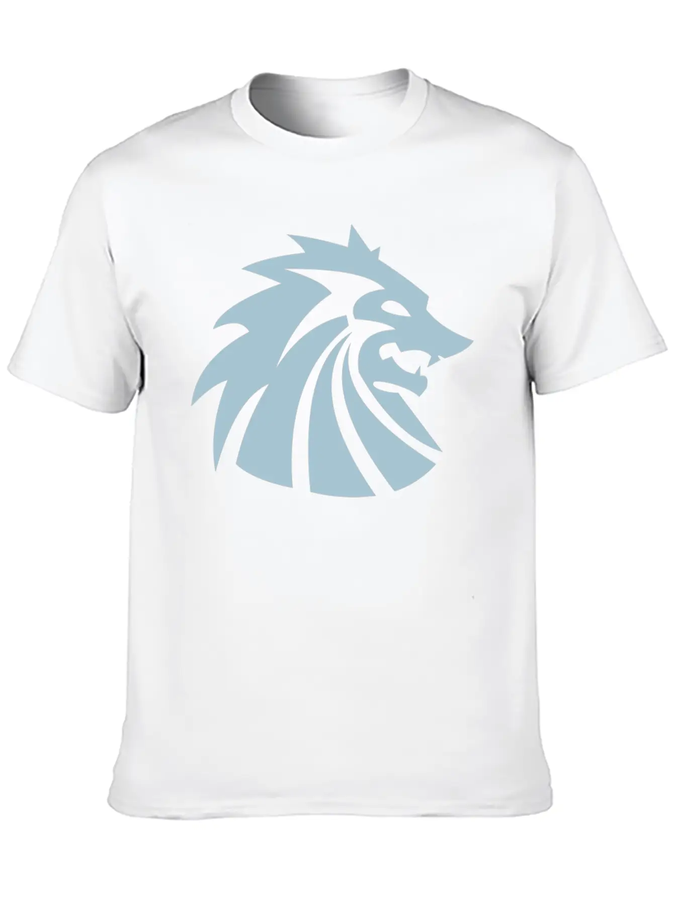 Horse Wolf Unisex Short Sleeve Soft Cotton T-Shirt – Casual Everyday Wear