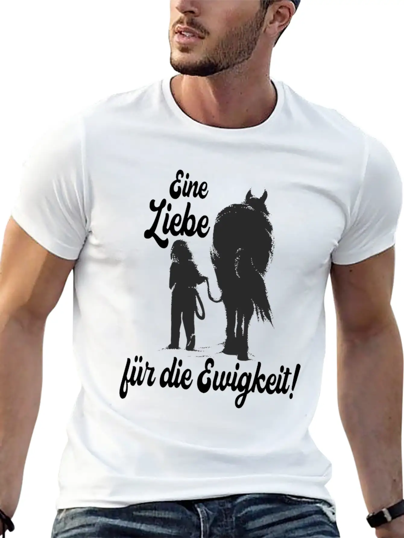 Horses Riding Love Faithfulness Retailer Horse Unisex Short Sleeve Soft Cotton T-Shirt – Casual Everyday Wear