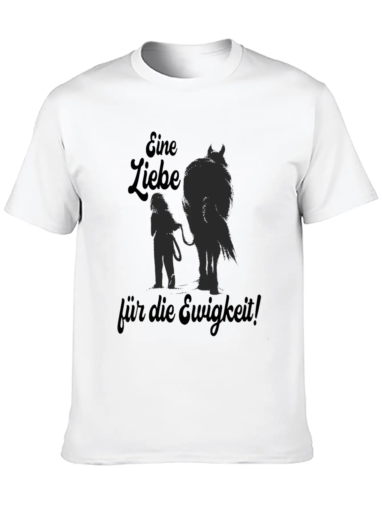 Horses Riding Love Faithfulness Retailer Horse Unisex Short Sleeve Soft Cotton T-Shirt – Casual Everyday Wear