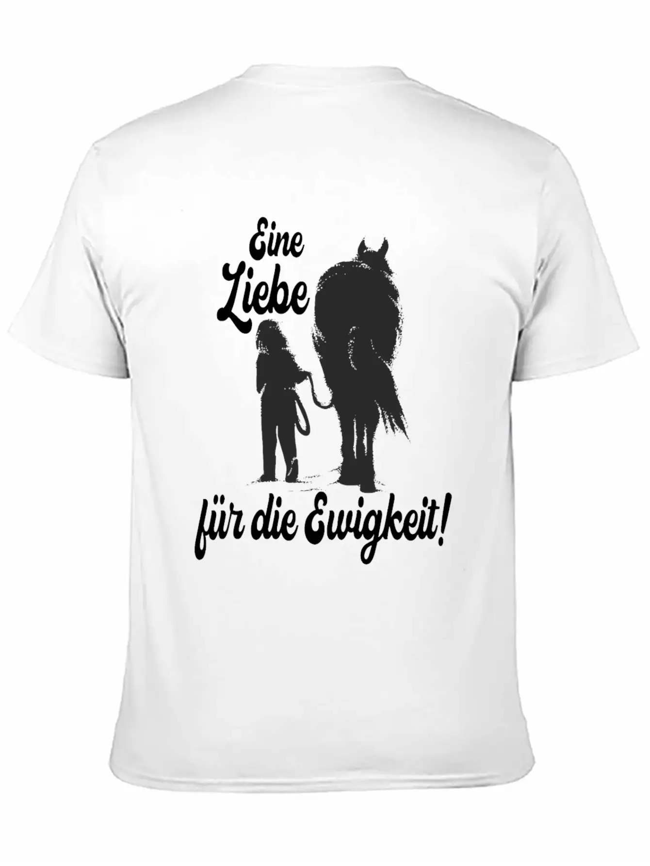 Horses Riding Love Faithfulness Retailer Horse Unisex Short Sleeve Soft Cotton T-Shirt – Casual Everyday Wear