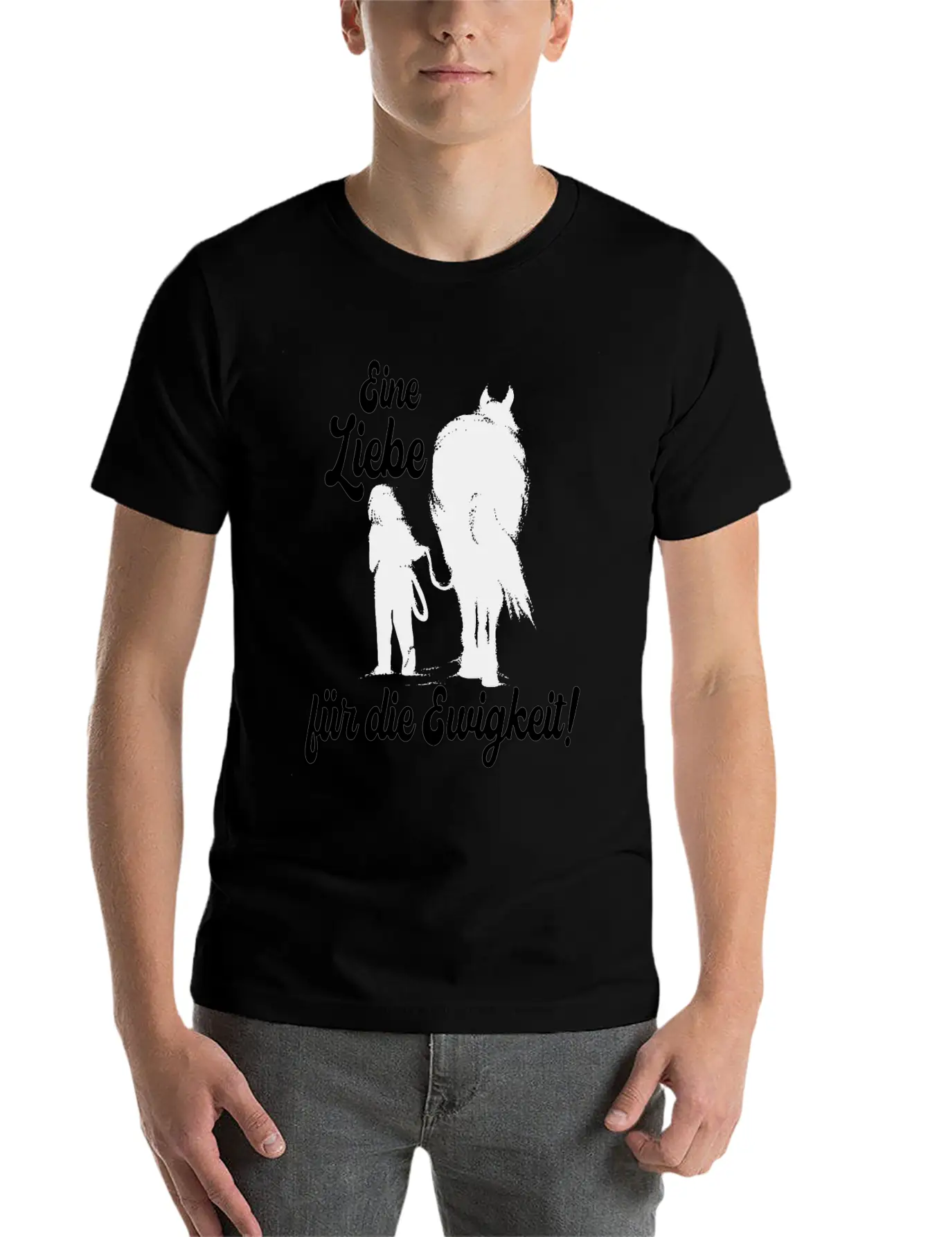 Horses Riding Love Faithfulness Retailer Horse Unisex Short Sleeve Soft Cotton T-Shirt – Casual Everyday Wear
