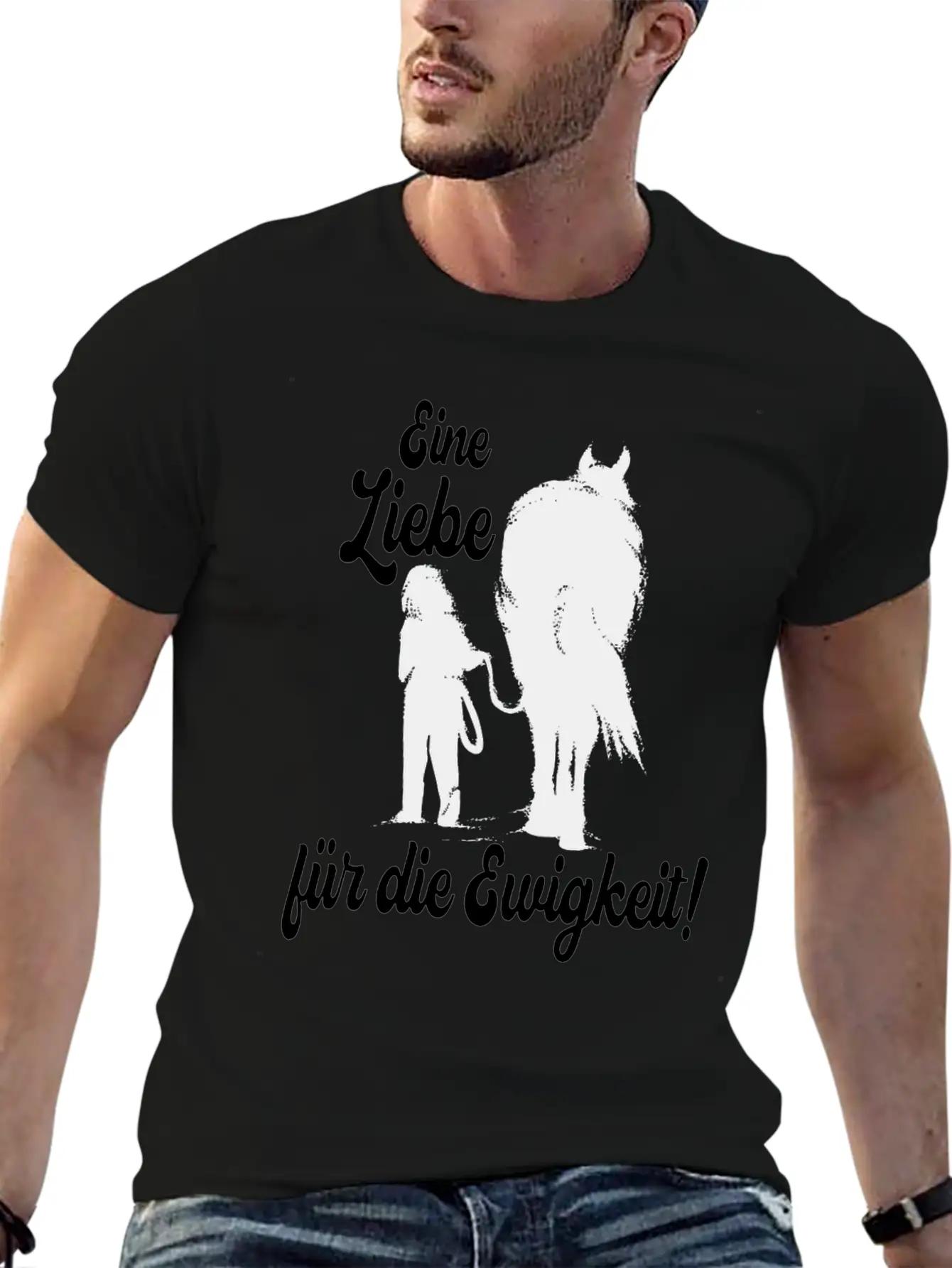 Horses Riding Love Faithfulness Retailer Horse Unisex Short Sleeve Soft Cotton T-Shirt – Casual Everyday Wear