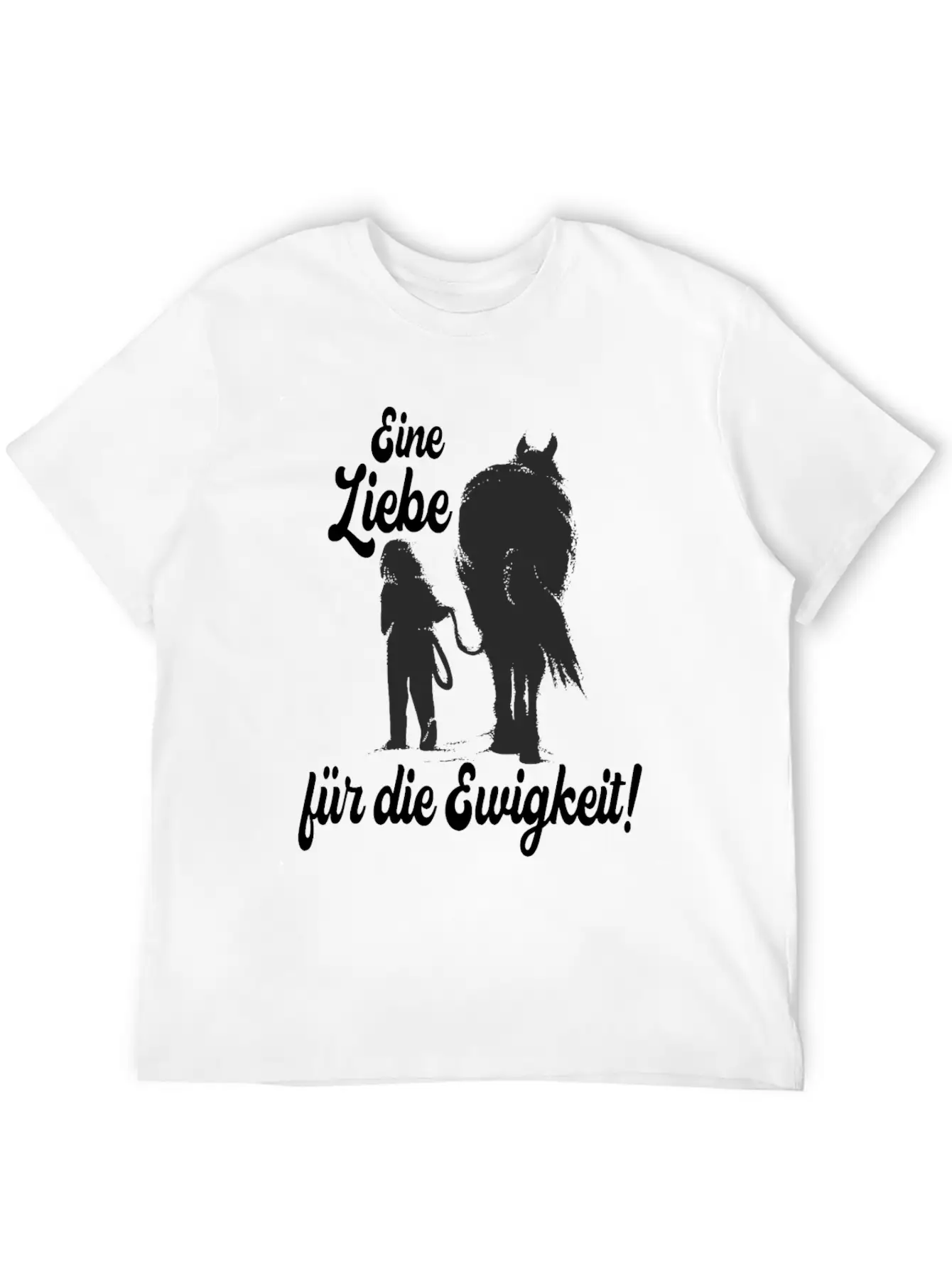 Horses Riding Love Faithfulness Retailer Horse Unisex Short Sleeve Soft Cotton T-Shirt – Casual Everyday Wear