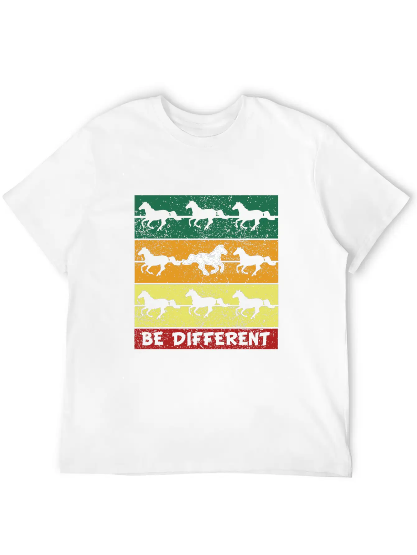 Horses Timeless Short Sleeve Tee – Comfy And Minimalist Design