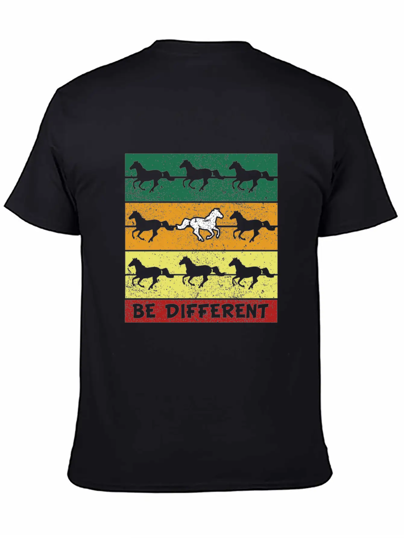 Horses Timeless Short Sleeve Tee – Comfy And Minimalist Design