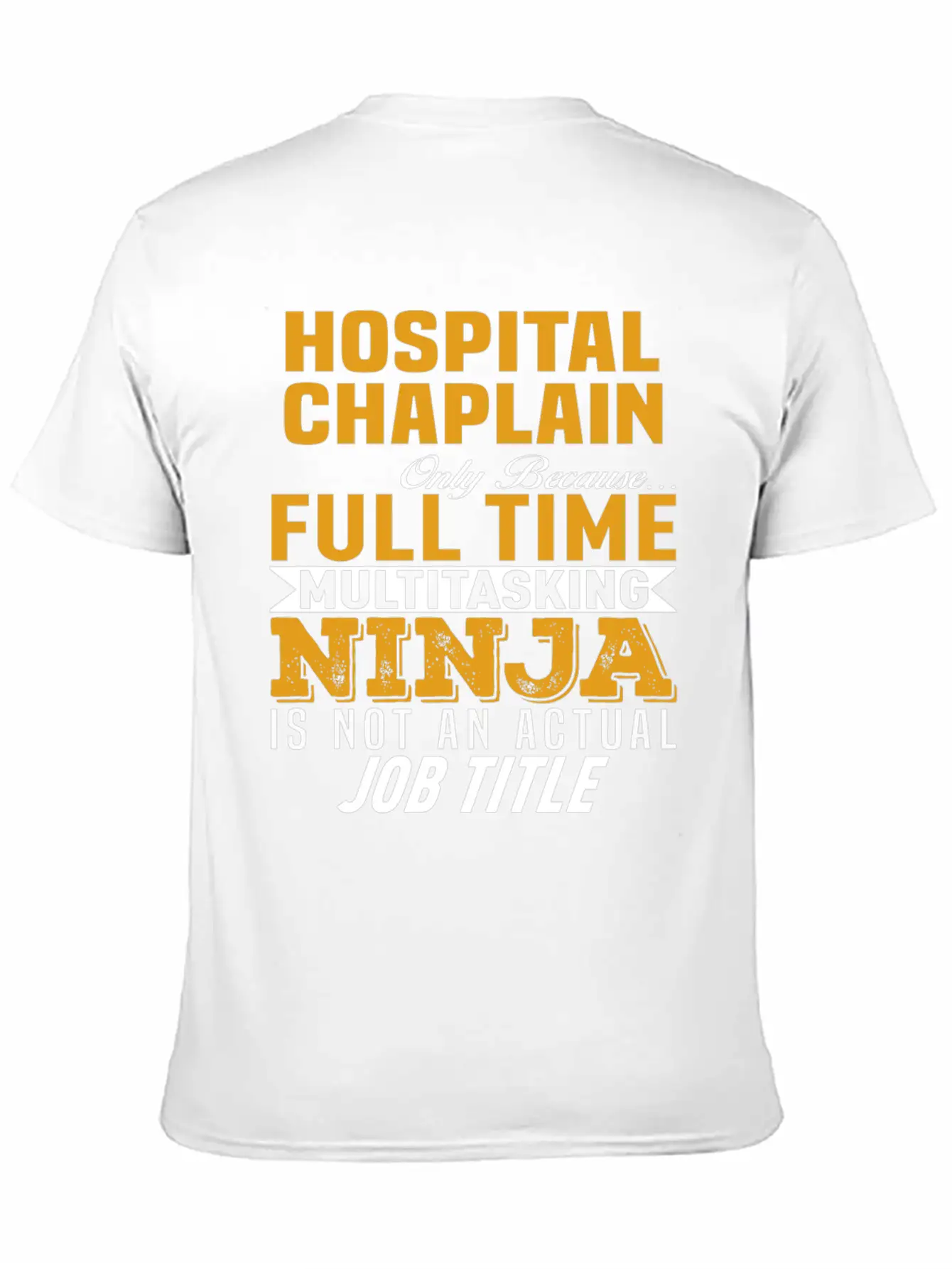 Hospital Chaplain Unisex Short Sleeve Soft Cotton T-Shirt – Casual Everyday Wear