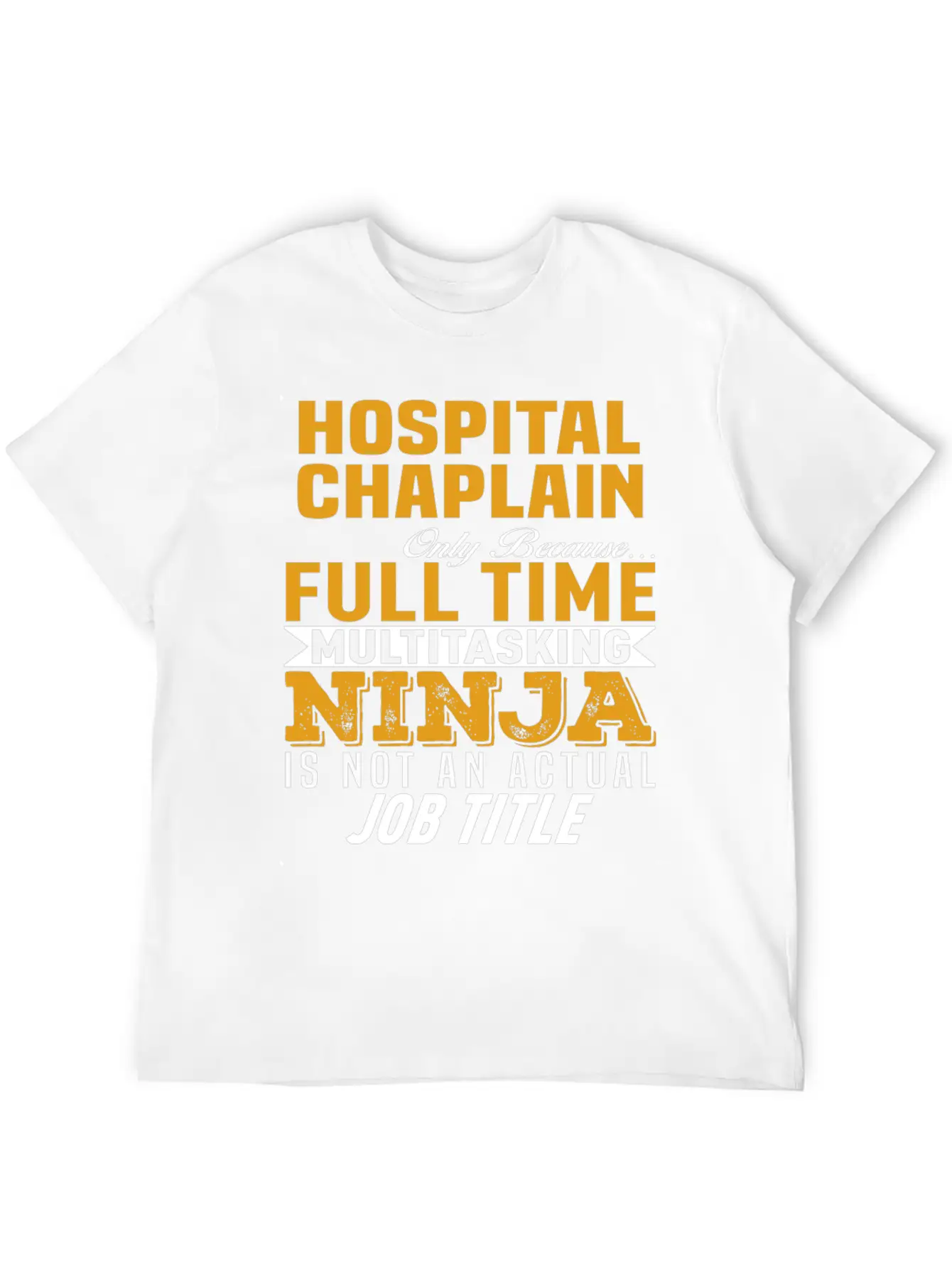 Hospital Chaplain Unisex Short Sleeve Soft Cotton T-Shirt – Casual Everyday Wear