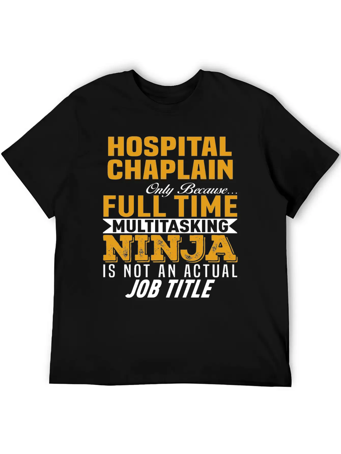 Hospital Chaplain Unisex Short Sleeve Soft Cotton T-Shirt – Casual Everyday Wear