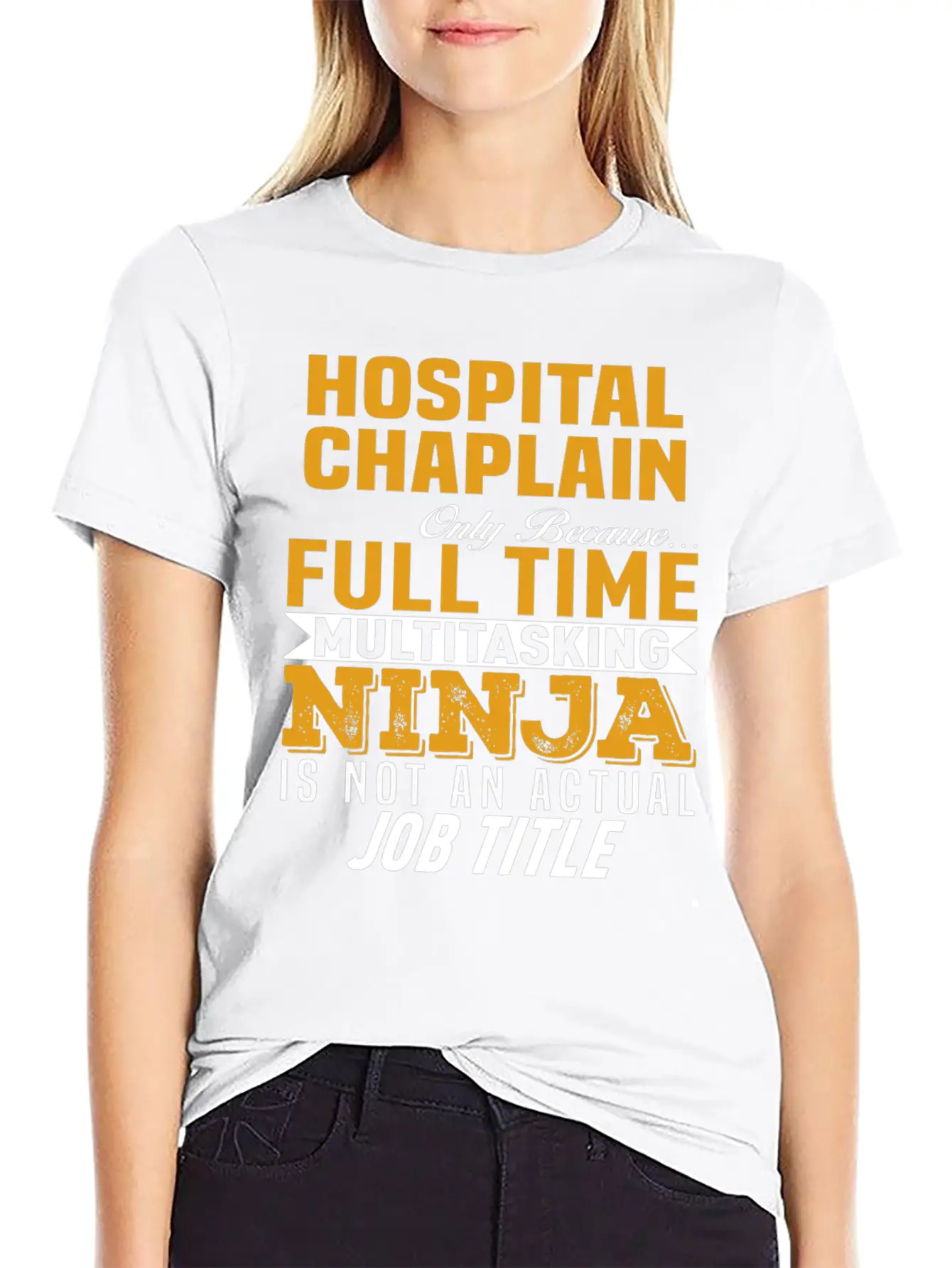 Hospital Chaplain Unisex Short Sleeve Soft Cotton T-Shirt – Casual Everyday Wear