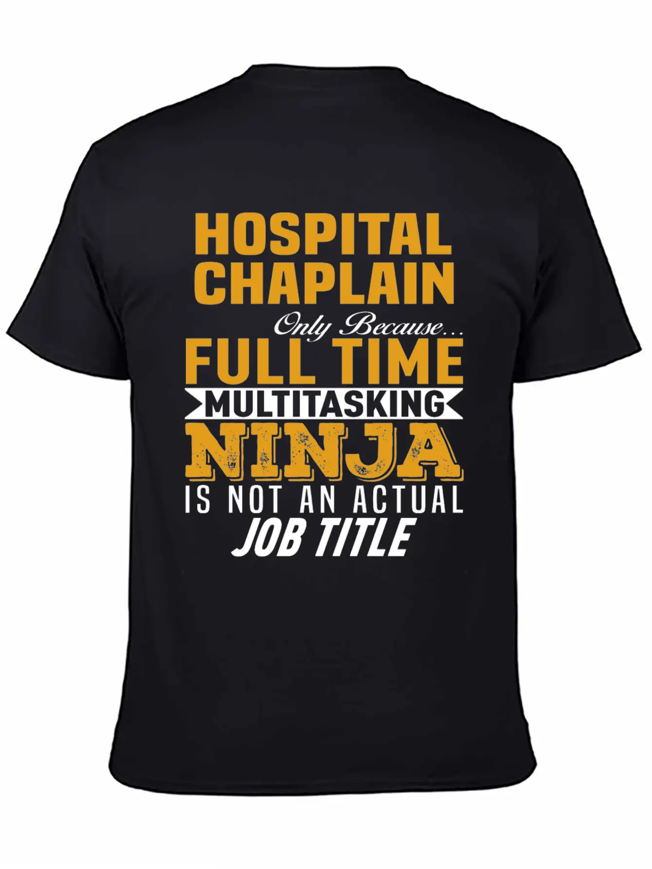 Hospital Chaplain Unisex Short Sleeve Soft Cotton T-Shirt – Casual Everyday Wear